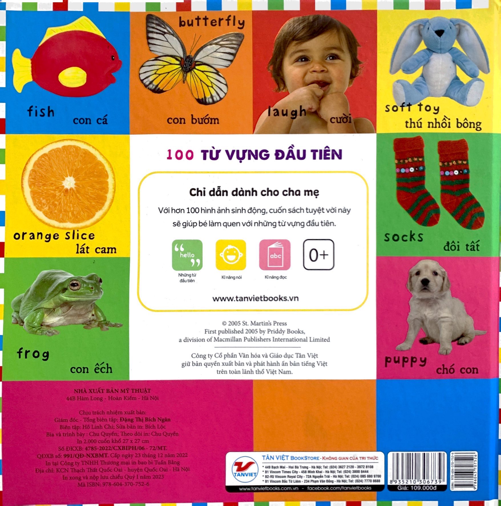 từ vựng đầu đời của bé - 100 từ vựng đầu tiên