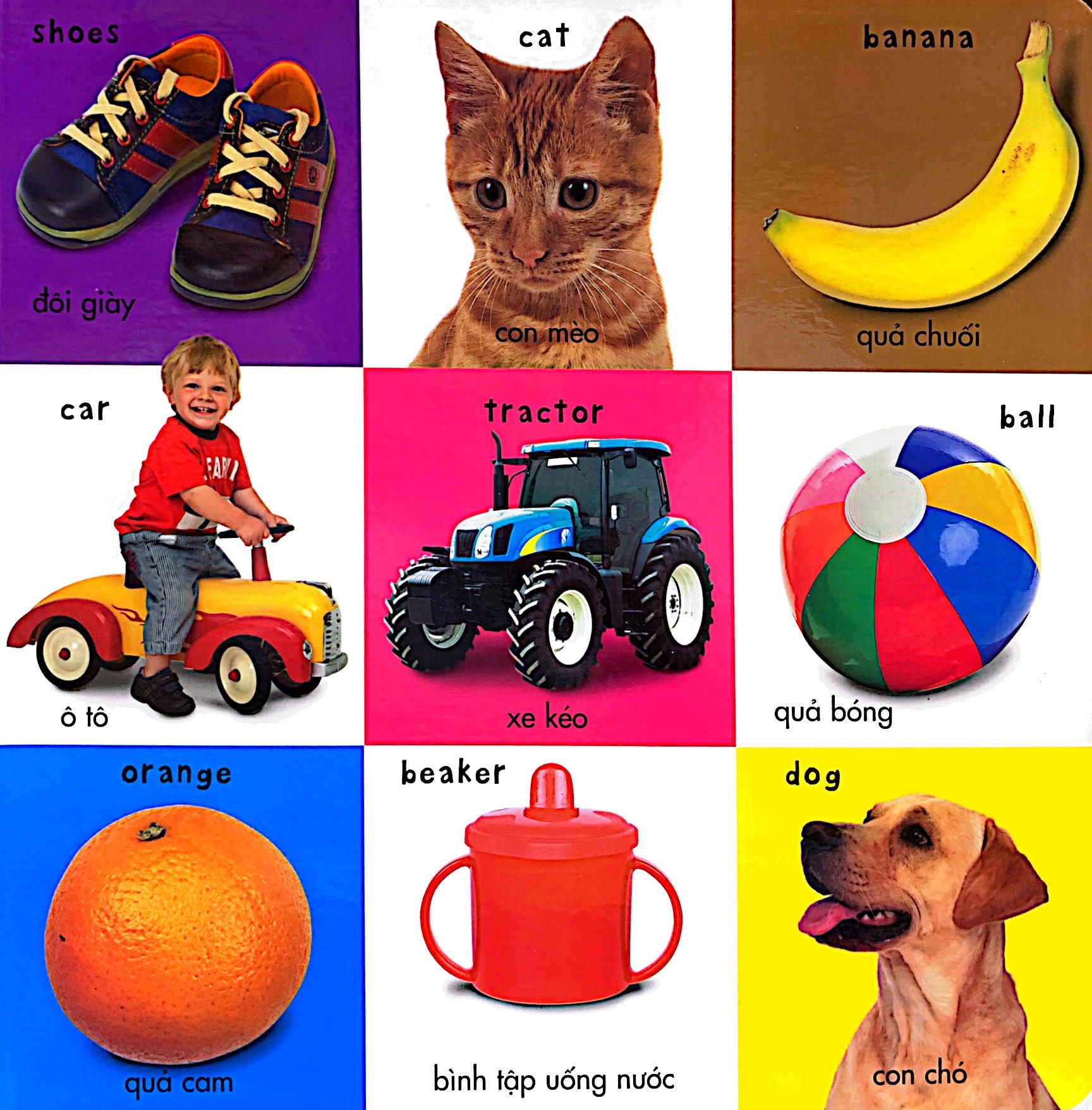 từ vựng đầu đời của bé - số đếm, màu sắc, hình dạng