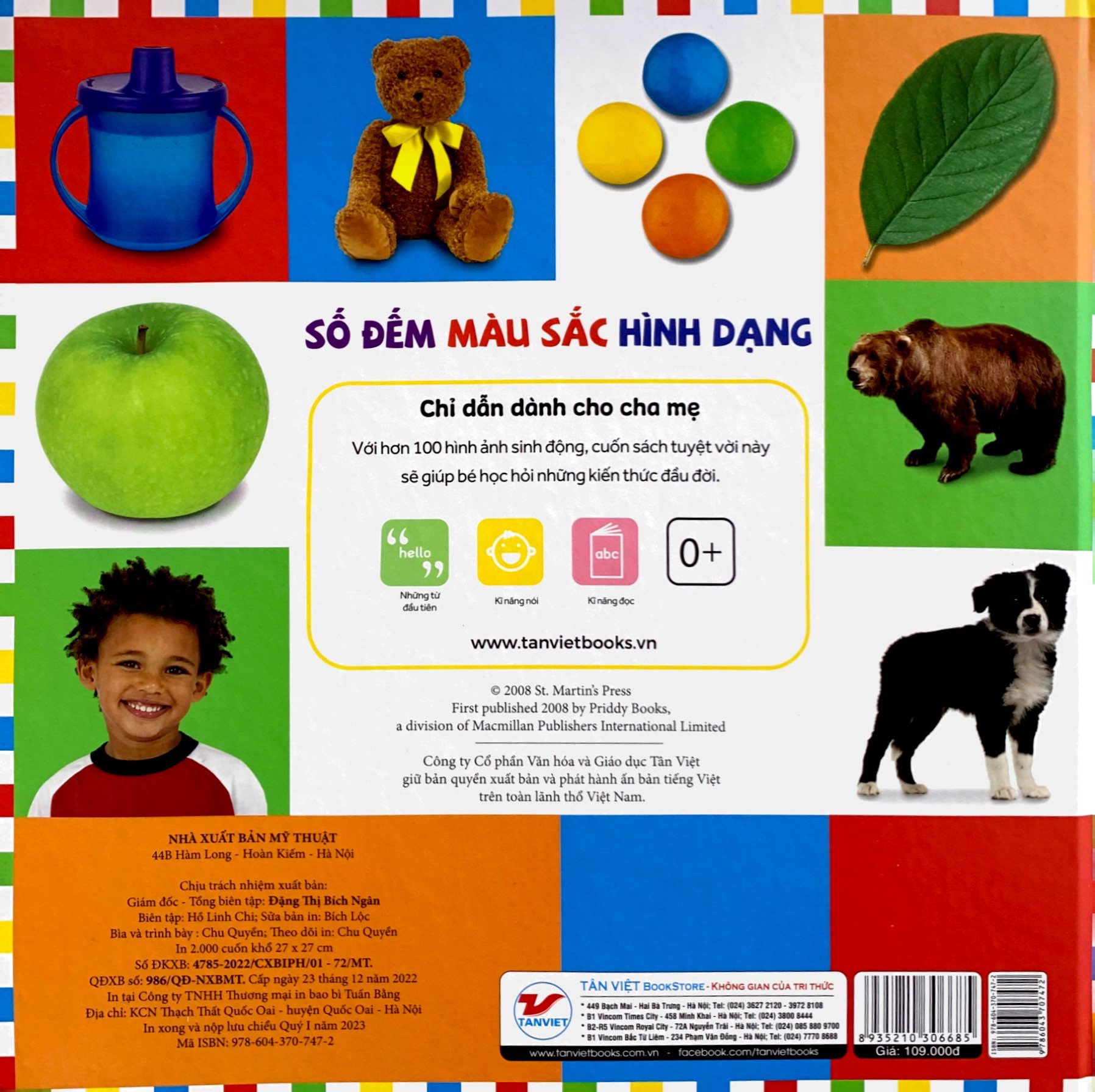 từ vựng đầu đời của bé - số đếm, màu sắc, hình dạng