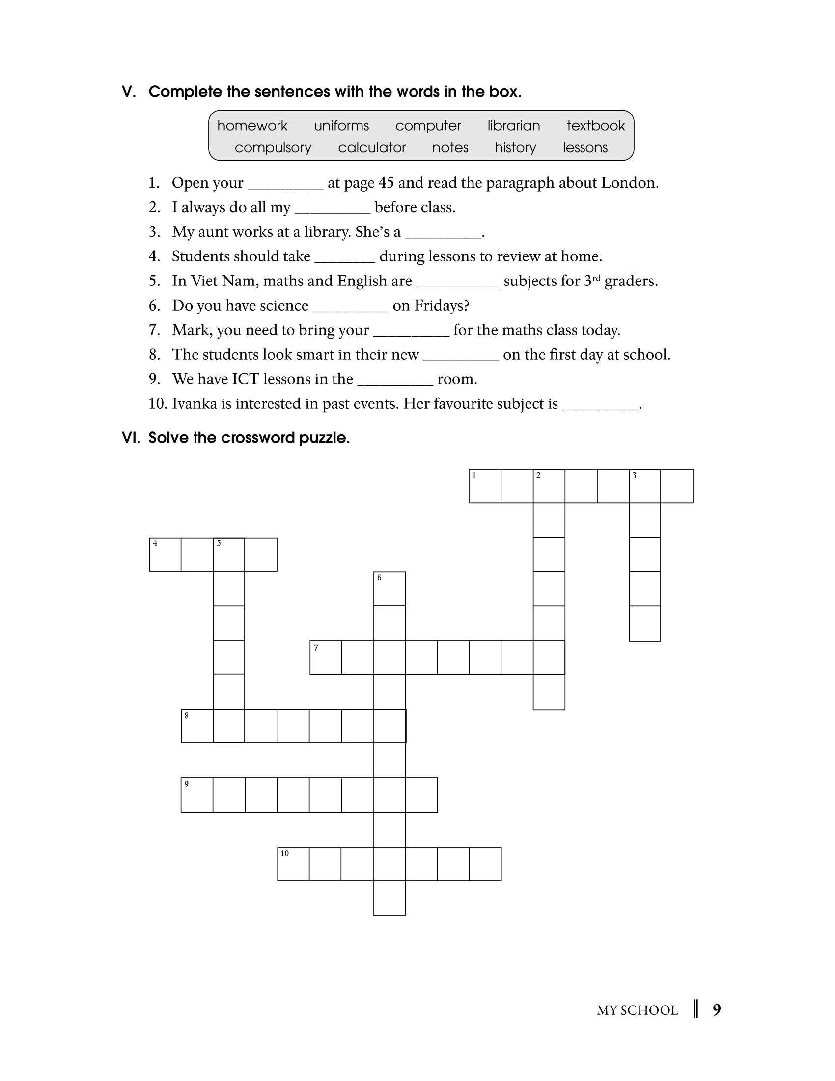 từ vựng tiếng anh 6 (theo chương trình khung của bộ giáo dục và đào tạo)