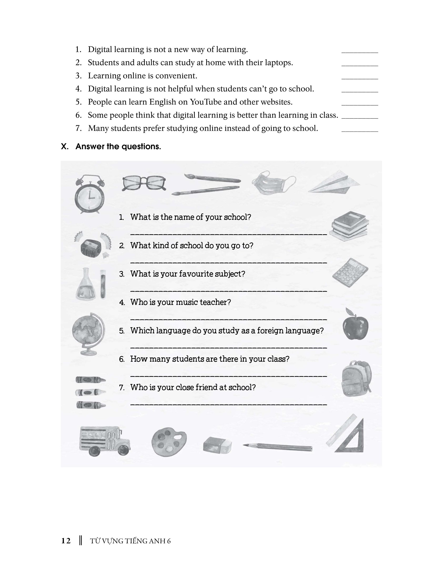 từ vựng tiếng anh 6 (theo chương trình khung của bộ giáo dục và đào tạo)