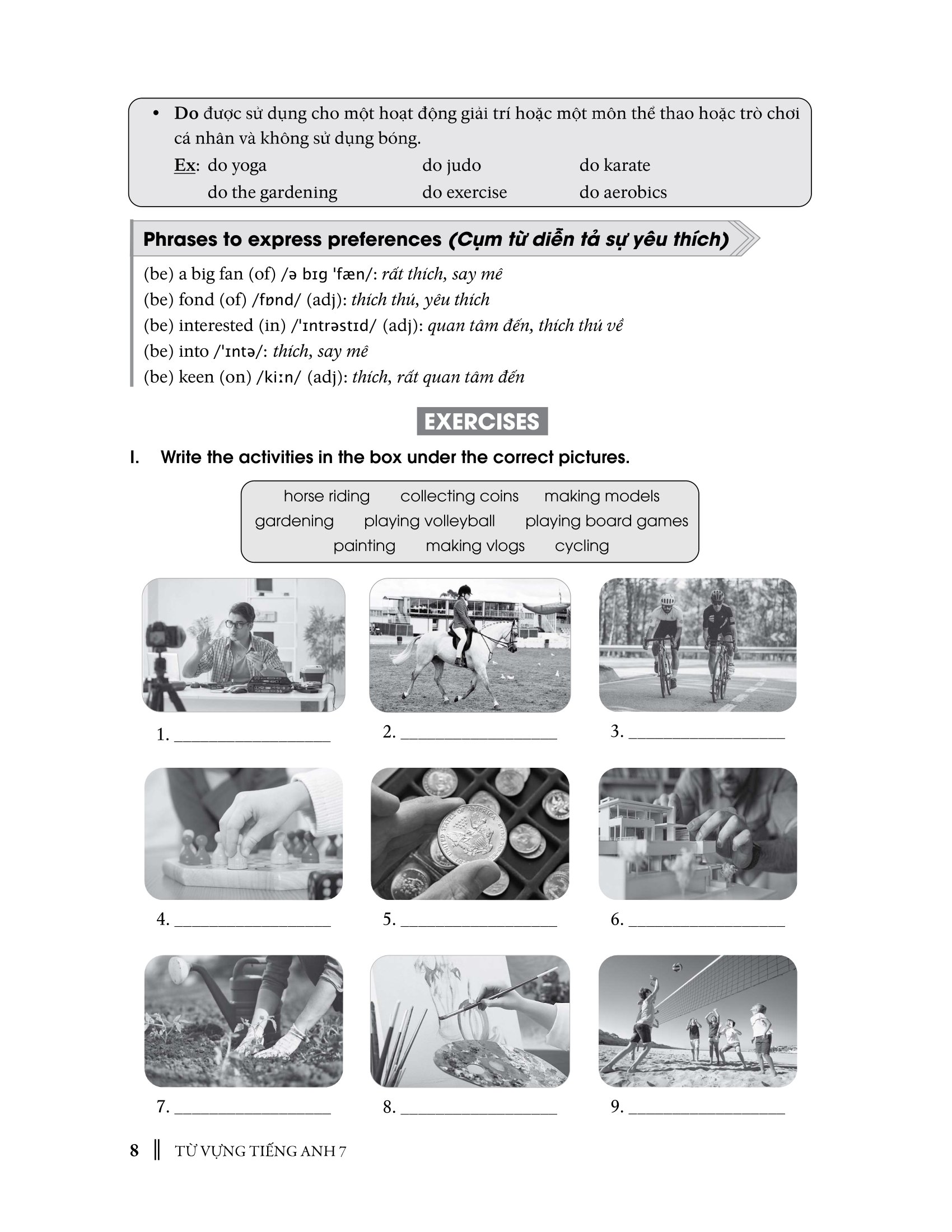 từ vựng tiếng anh 7