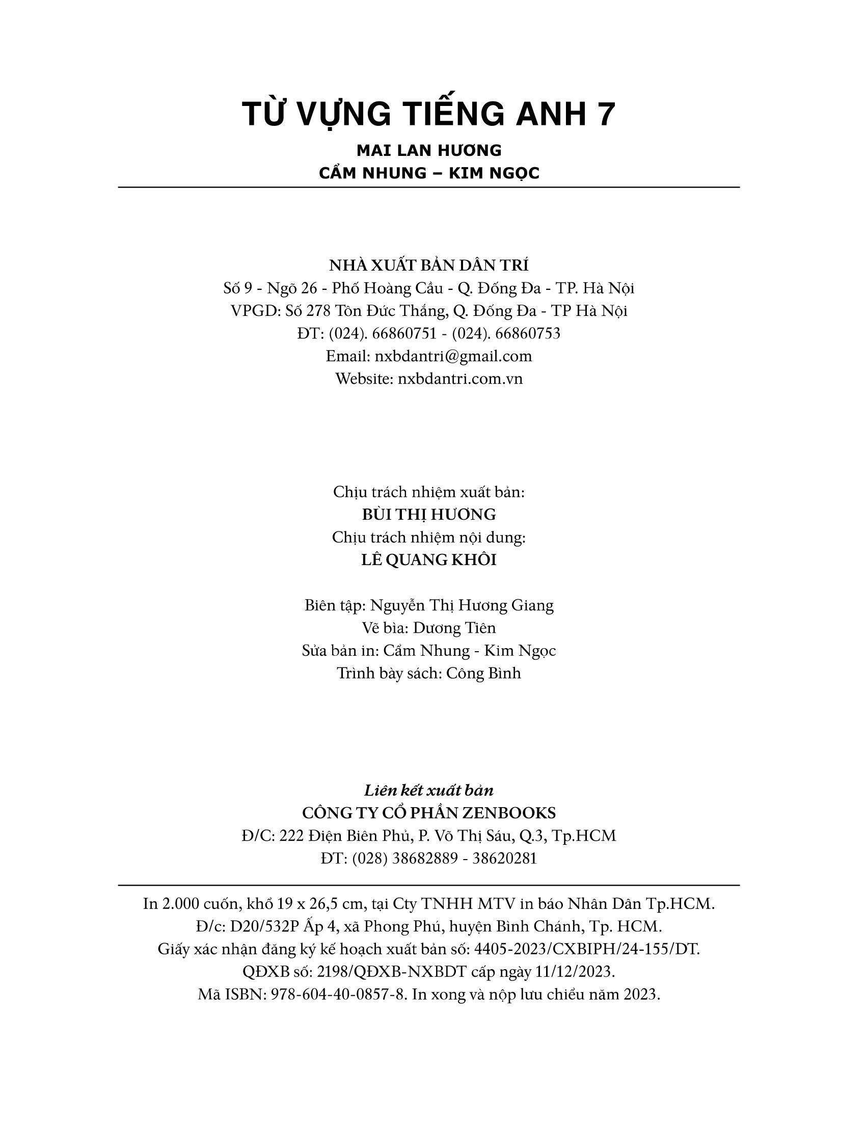 từ vựng tiếng anh 7