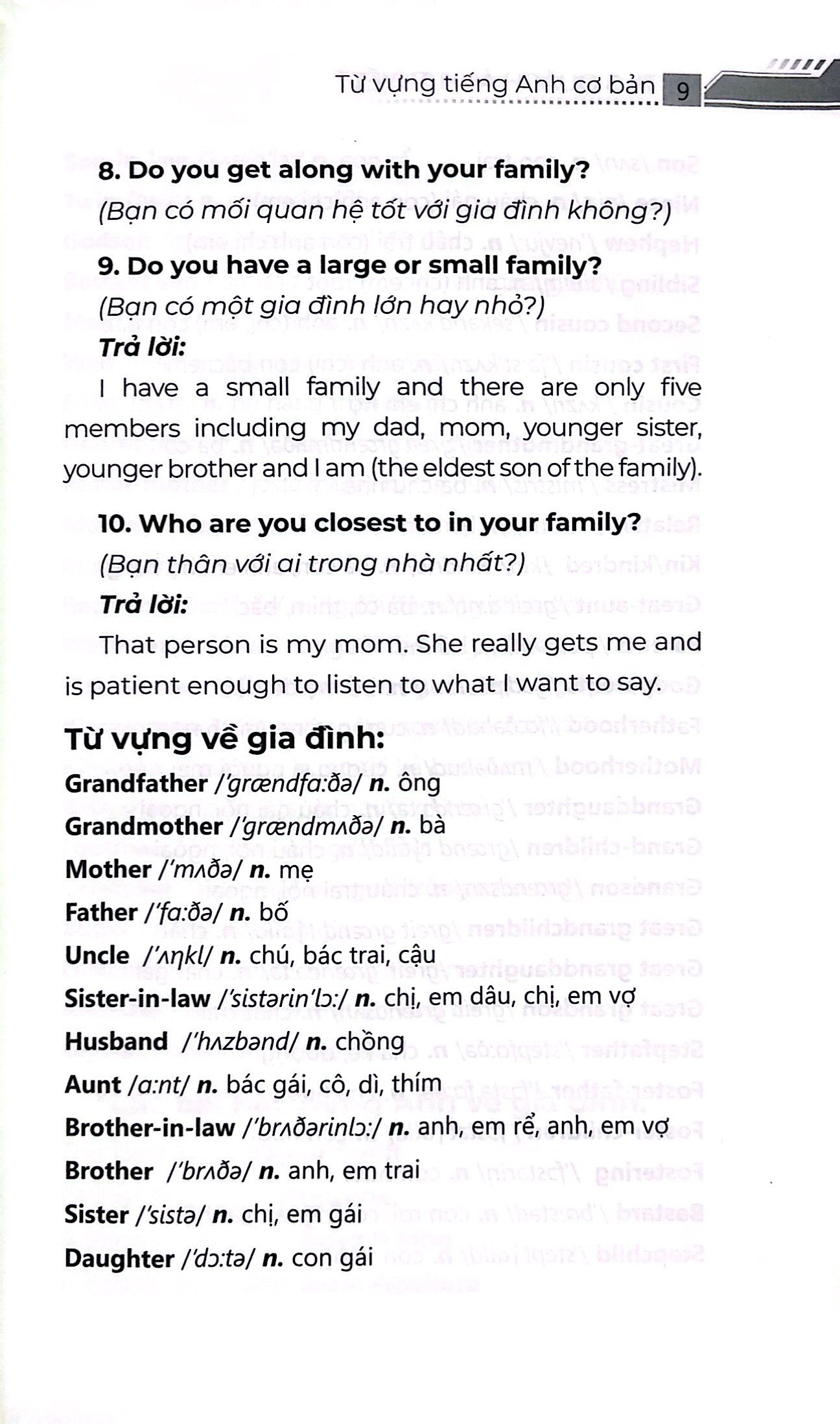 từ vựng tiếng anh cơ bản - 30 chủ đề phổ biến nhất