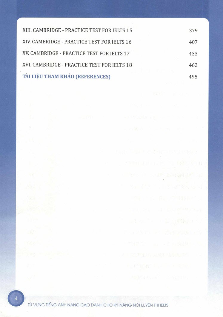Từ Vựng Tiếng Anh Nâng Cao - Dành Cho Kỹ Năng Nói Luyện Thi IELTS