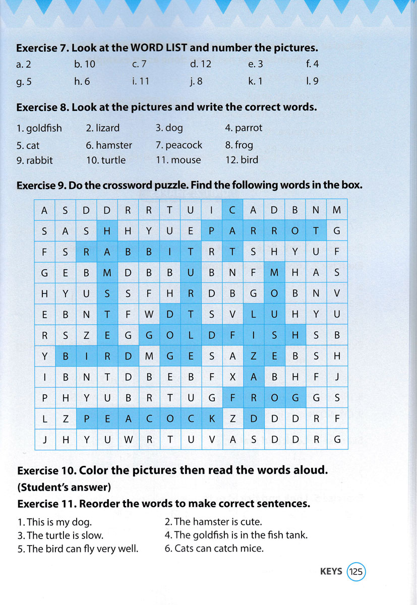 từ vựng tiếng anh theo chủ đề lớp 3