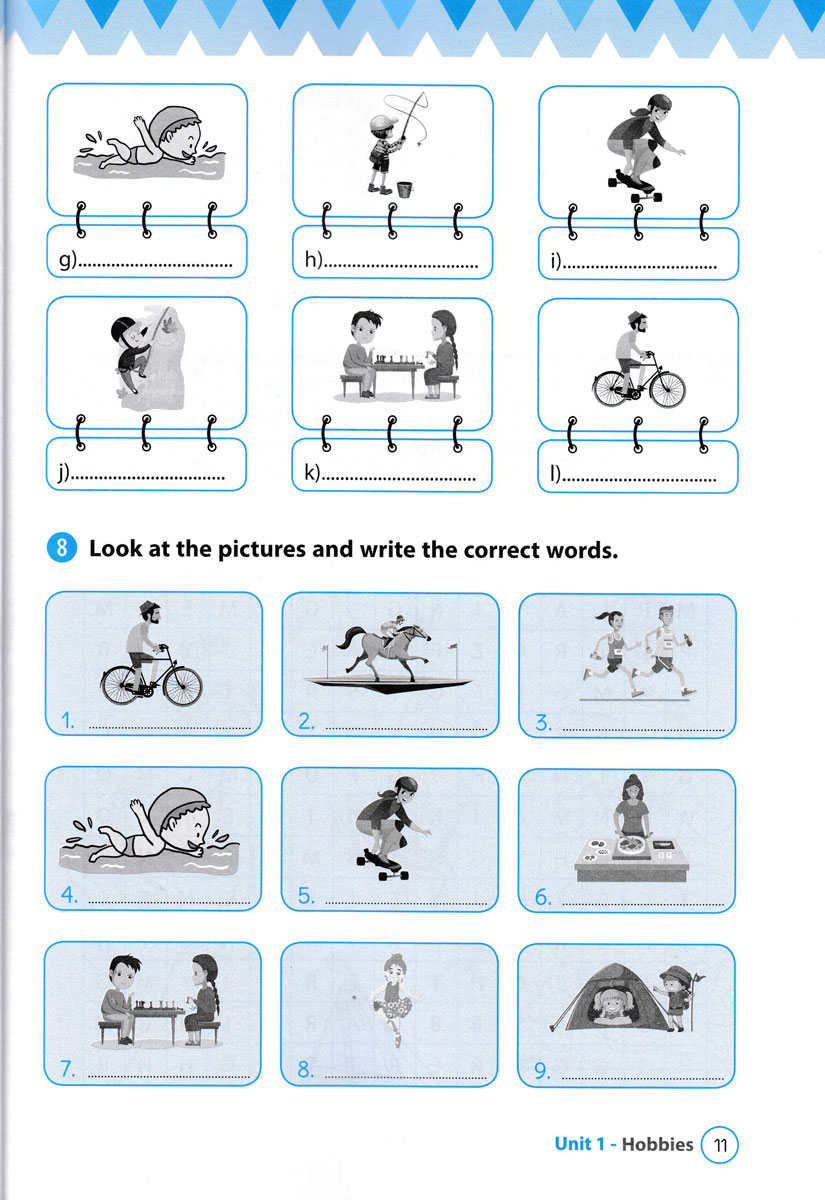 từ vựng tiếng anh theo chủ đề lớp 4