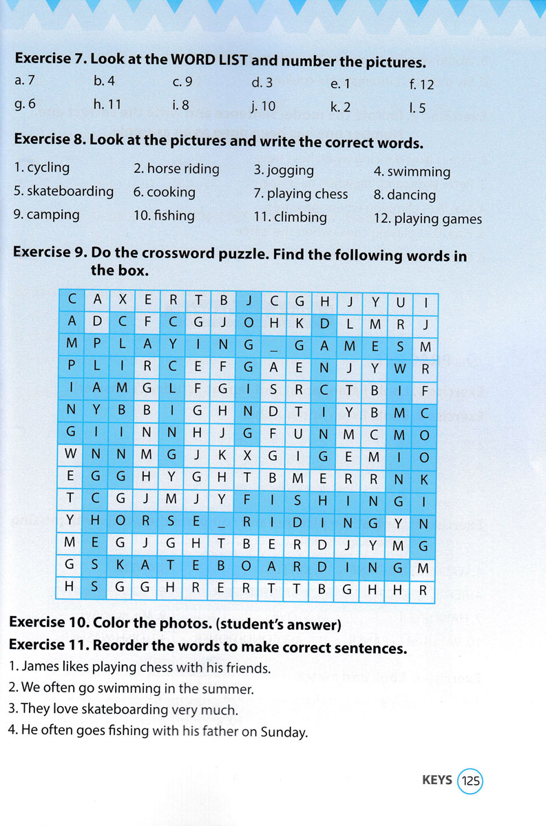 từ vựng tiếng anh theo chủ đề lớp 4