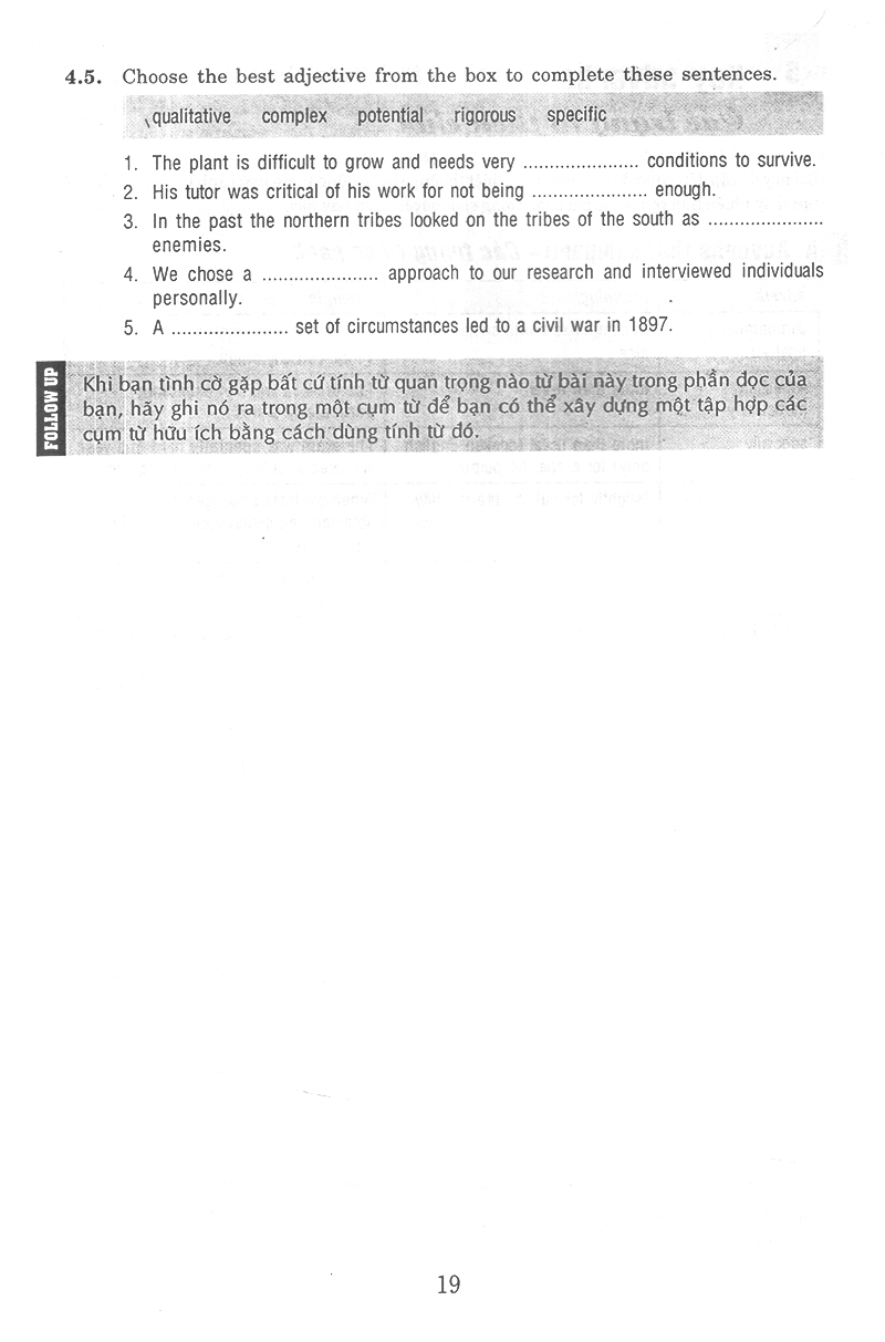 từ vựng tiếng anh thường dùng