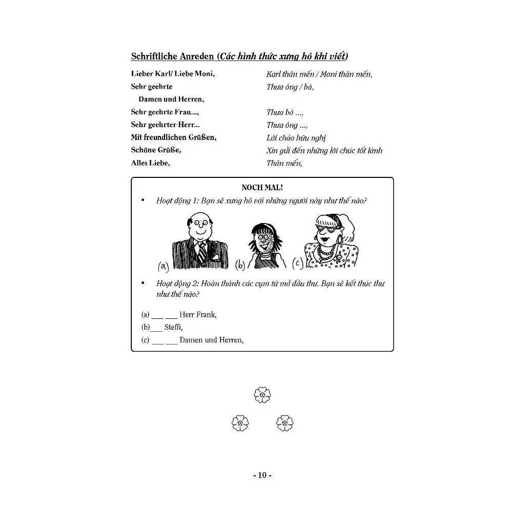 từ vựng tiếng đức theo chủ đề