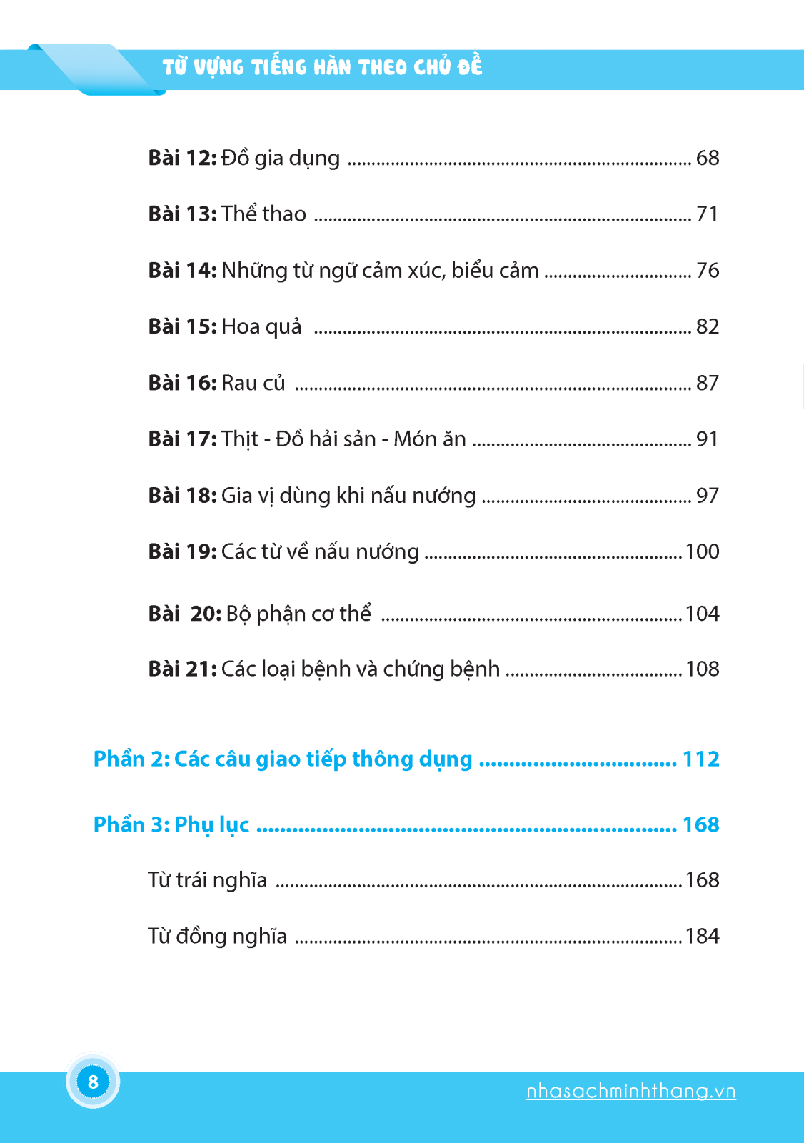 từ vựng tiếng hàn theo chủ đề (tái bản - kèm đĩa cd)