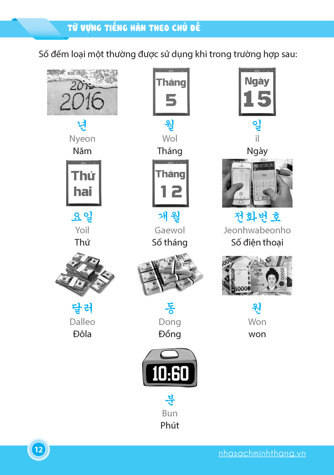 từ vựng tiếng hàn theo chủ đề (tái bản - kèm đĩa cd)