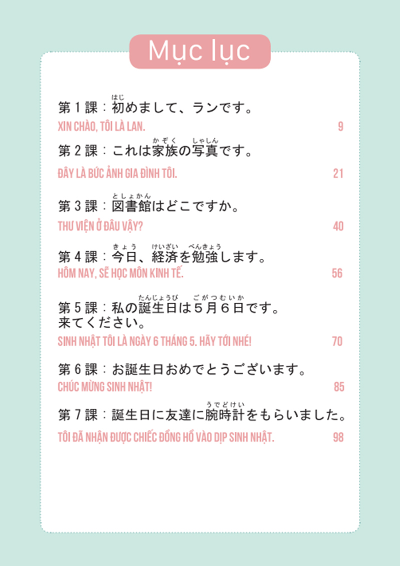 từ vựng tiếng nhật qua hội thoại giao tiếp