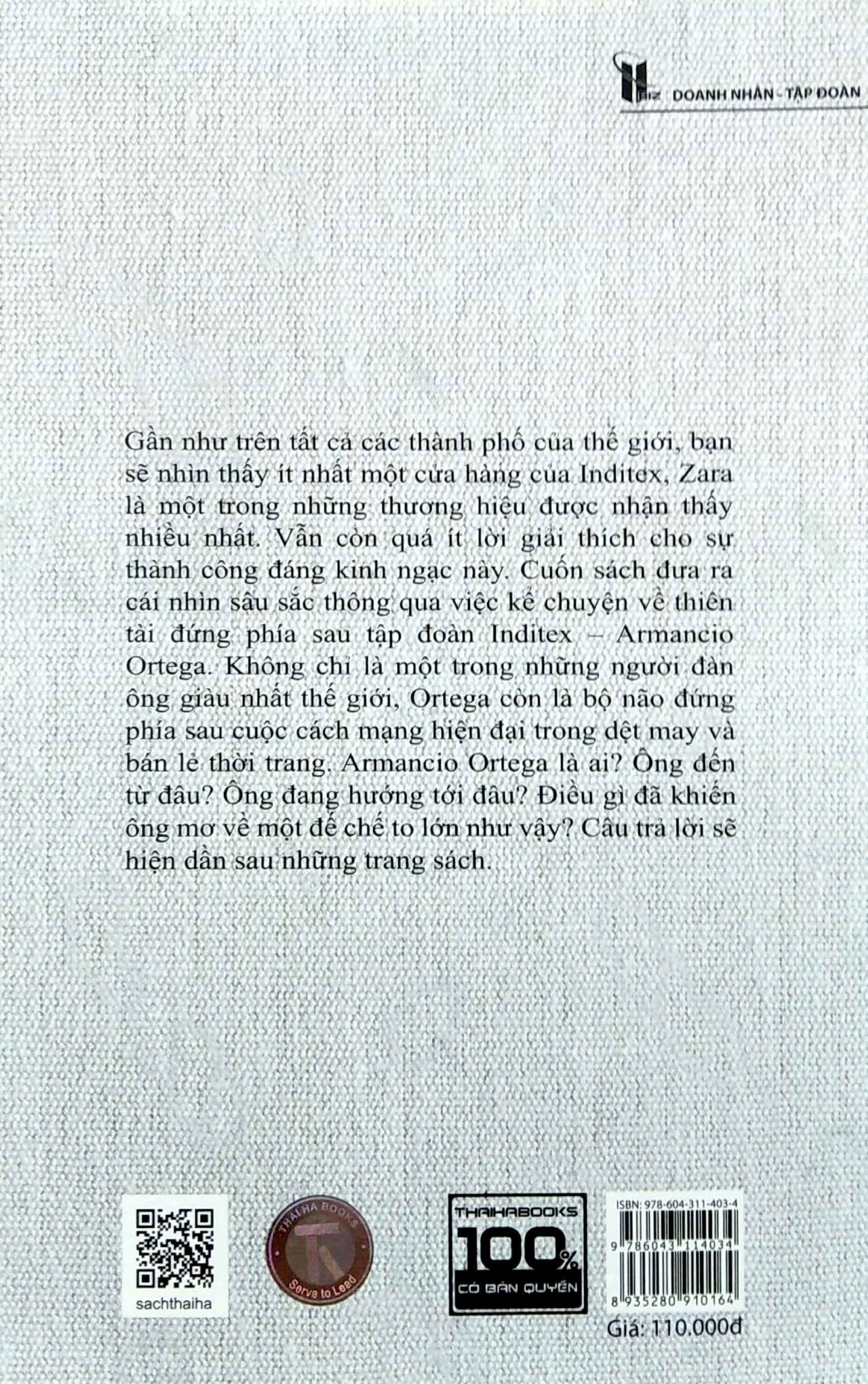 từ zero đến zara - câu chuyện về thiên tài phía sau những nhãn hiệu thời trang toàn cầu