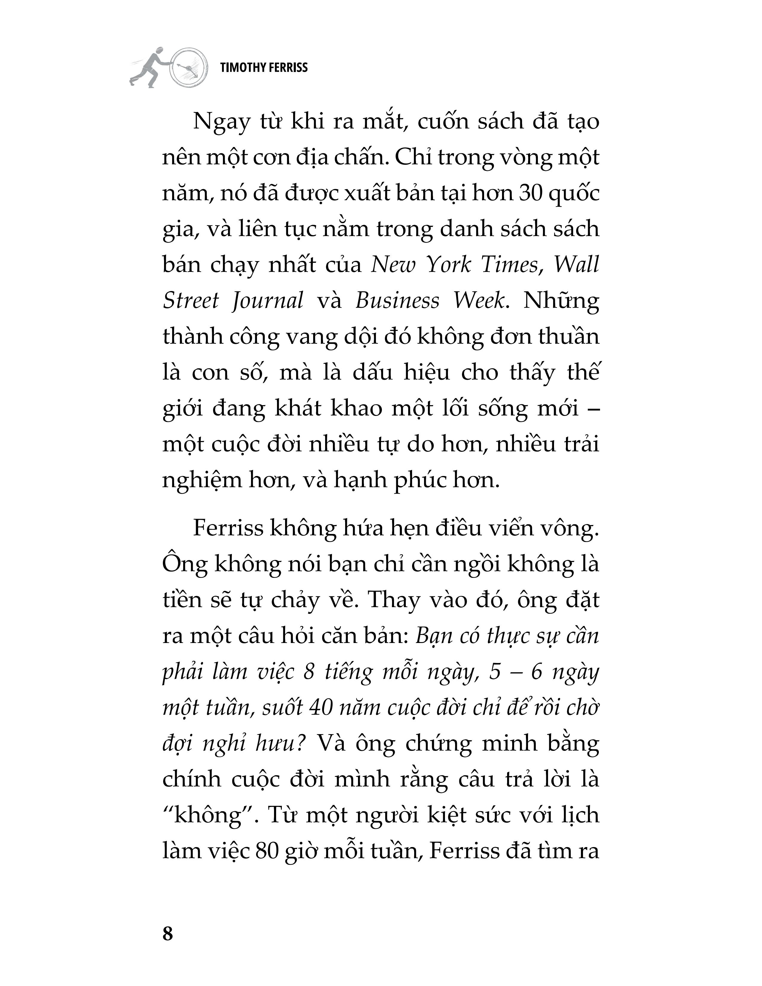 Tuan Lam Viec 4 Gio - Bia Cung - Sach Tinh Gon