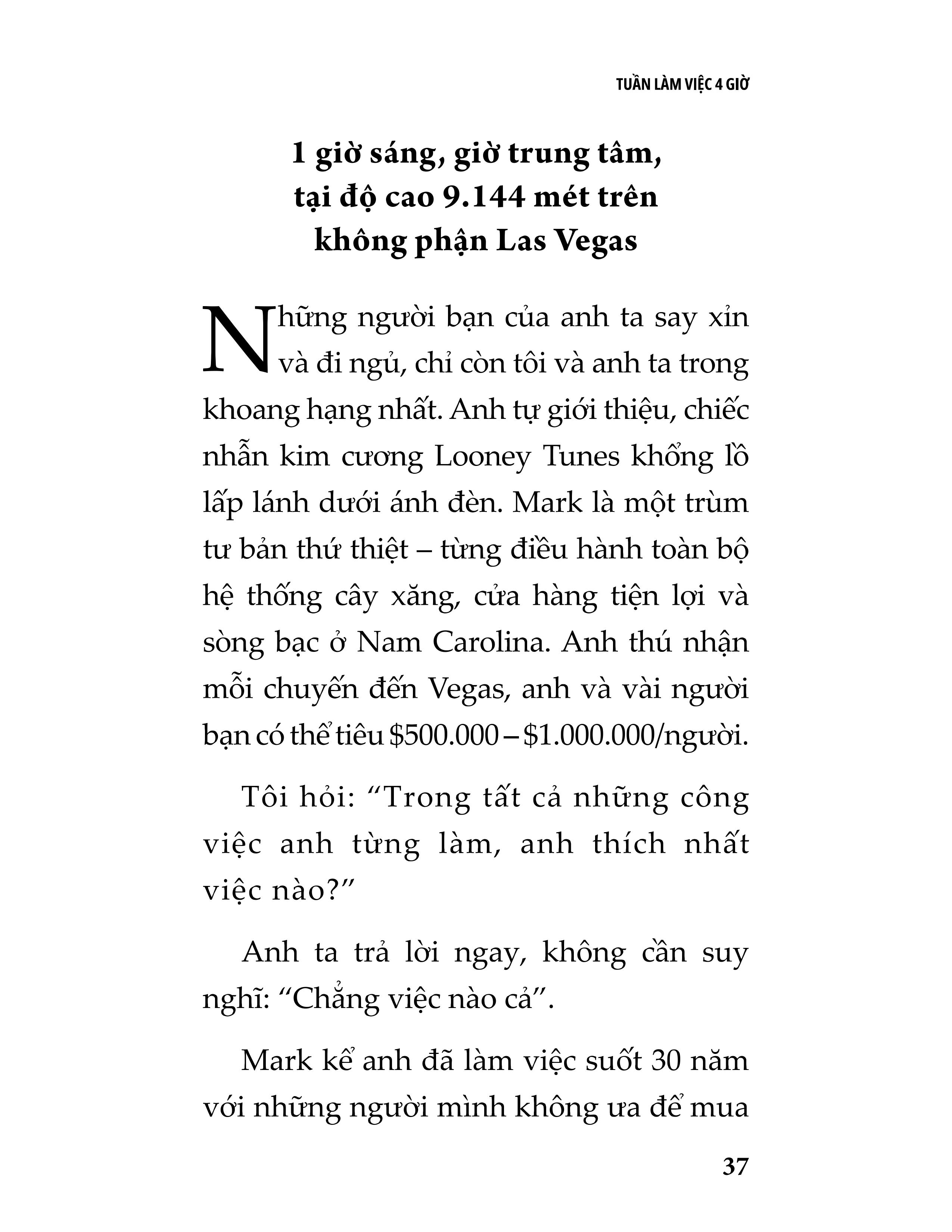 Tuan Lam Viec 4 Gio - Bia Cung - Sach Tinh Gon