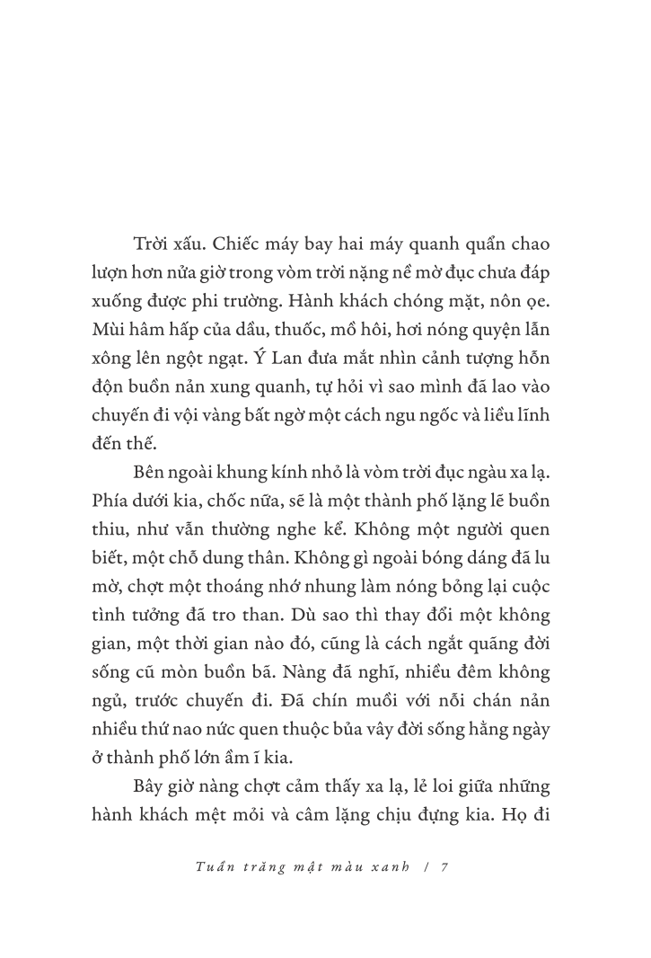 tuần trăng mật màu xanh