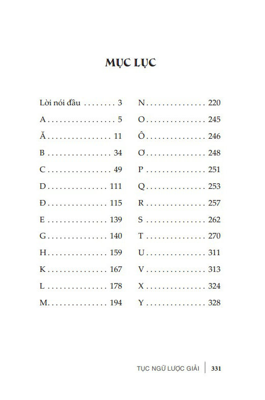 tục ngữ lược giải (tái bản 2024)