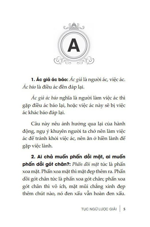 tục ngữ lược giải (tái bản 2024)