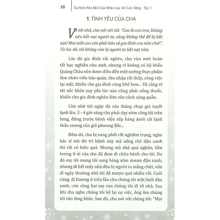 túi khôn nho nhỏ của nhân loại về cuộc sống - tập 1