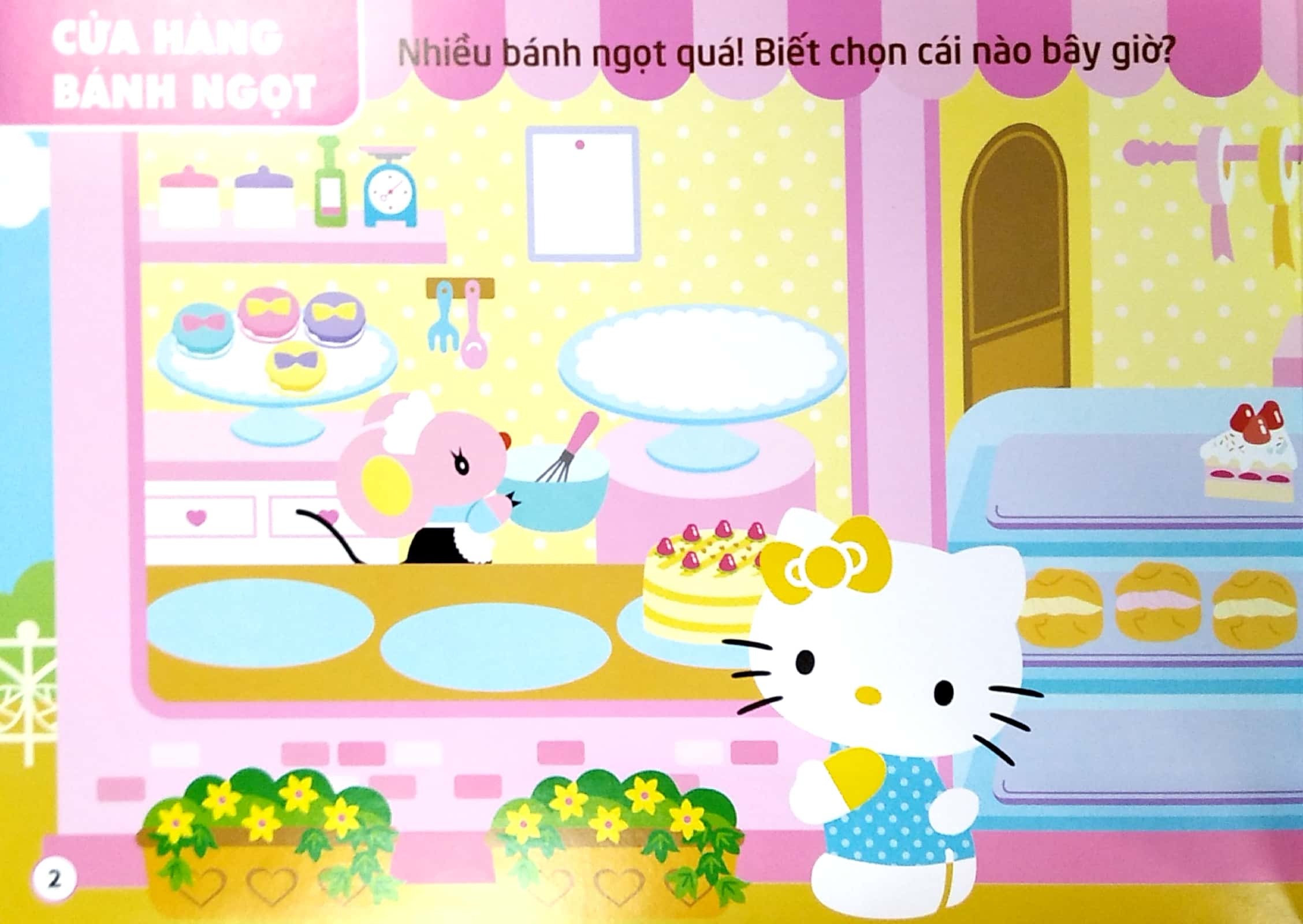 túi sticker hello kitty (3-8 tuổi)