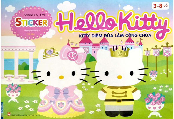 túi sticker hello kitty (3-8 tuổi)