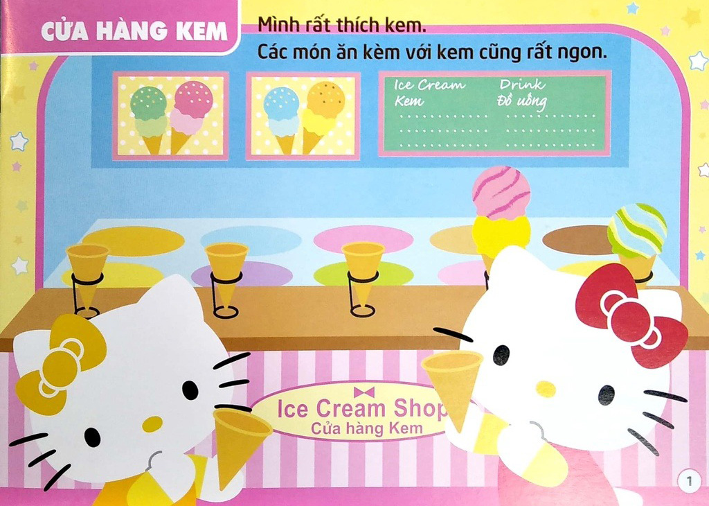 túi sticker hello kitty (3-8 tuổi)