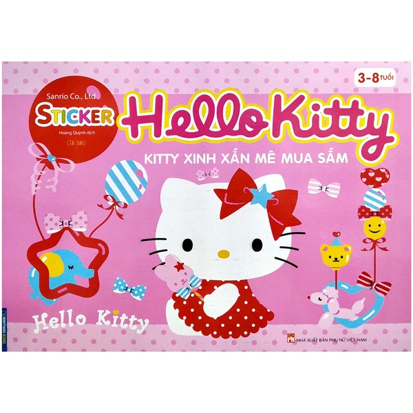 túi sticker hello kitty (3-8 tuổi)