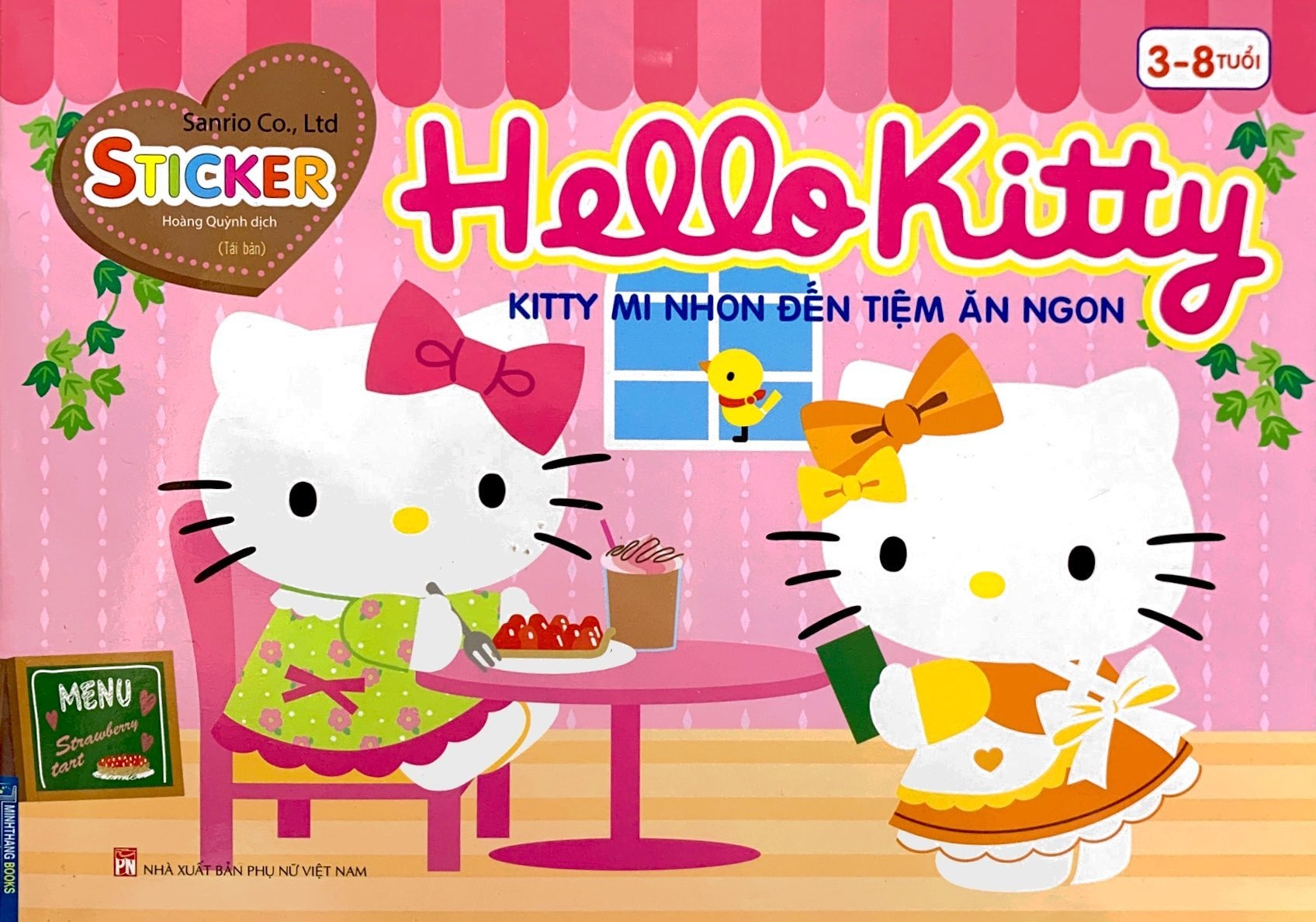 túi sticker hello kitty (3-8 tuổi)