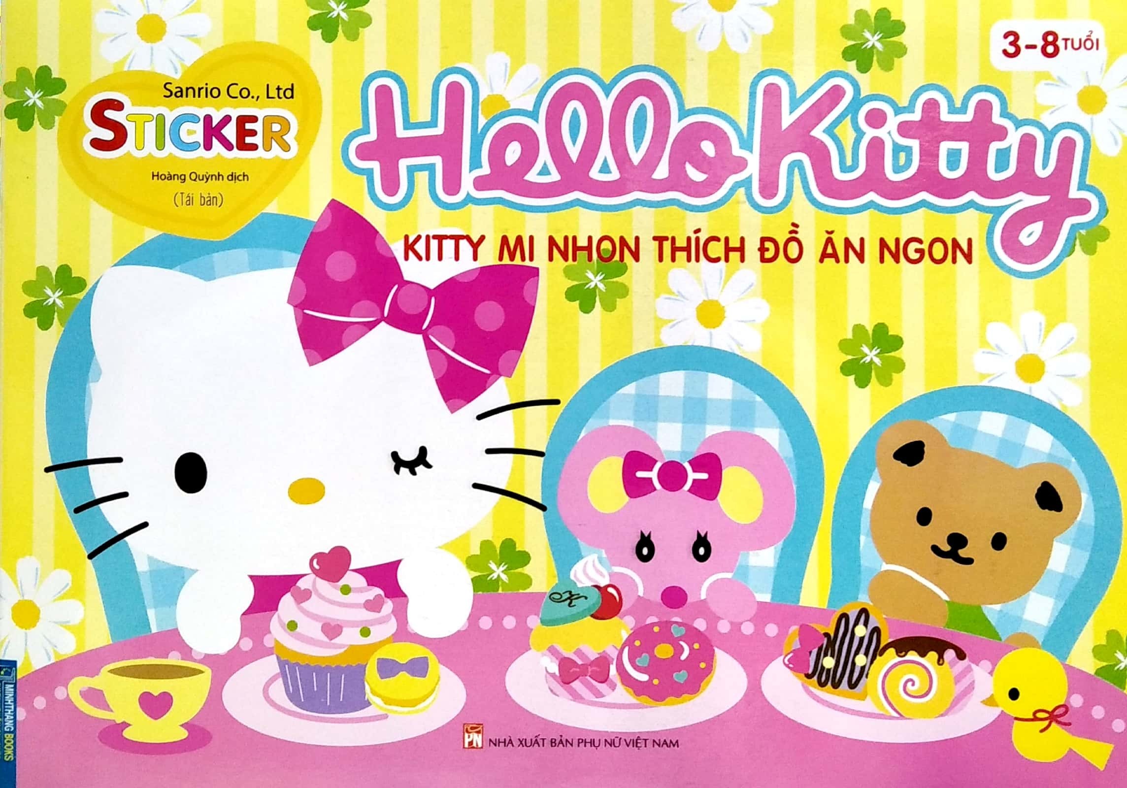 túi sticker hello kitty (3-8 tuổi)