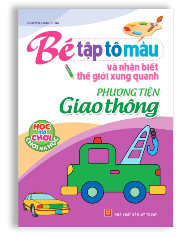 túi tập tô màu mẫu giáo (bộ 8 cuốn)