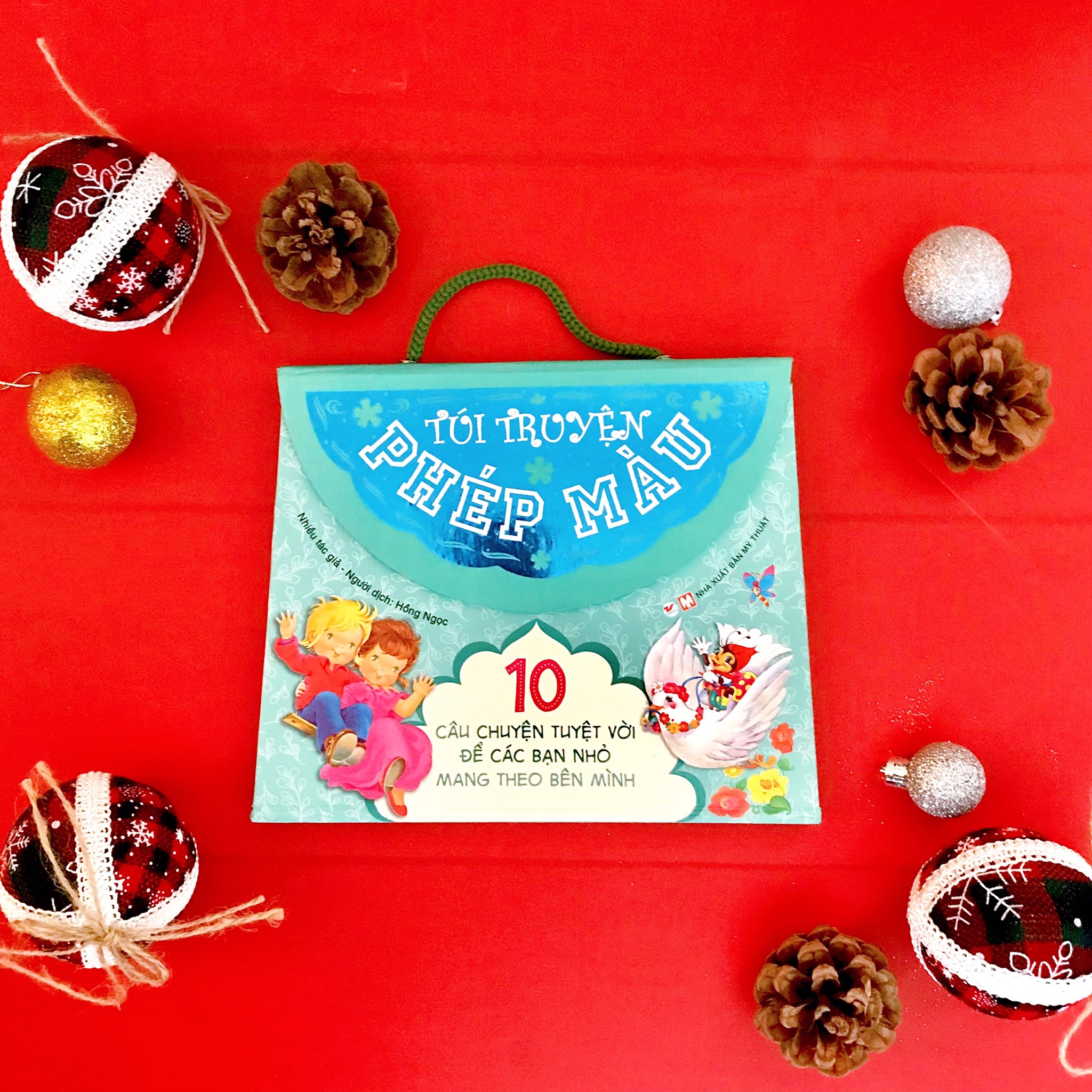 túi truyện phép màu - 10 câu chuyện tuyệt vời để các bạn nhỏ mang theo bên mình (túi màu xanh)