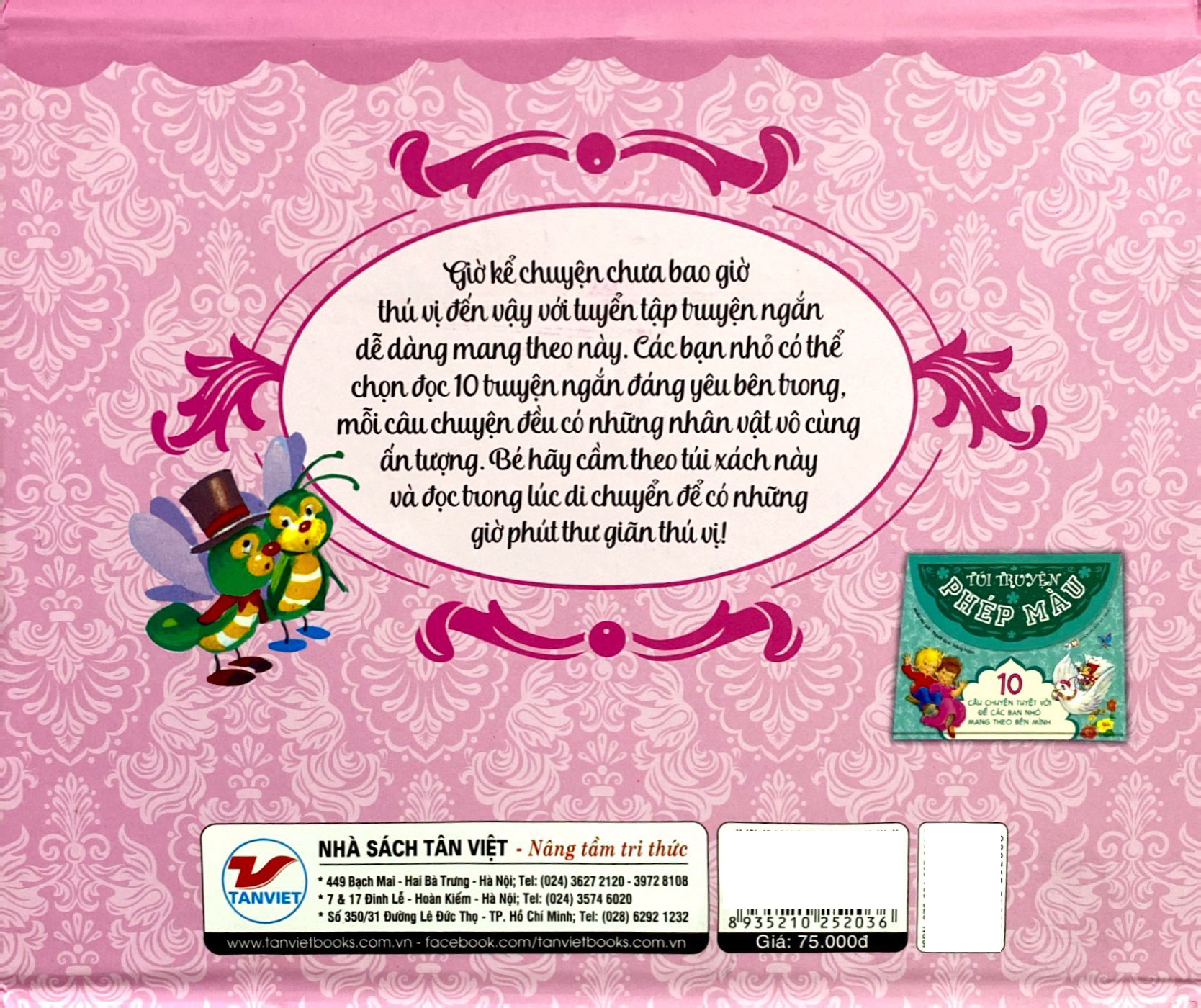 Tui Truyen Xinh Dep - 10 Cau Chuyen Tuyet Voi De Cac Ban Nho Mang Theo Ben Minh (Tui Mau Hong)