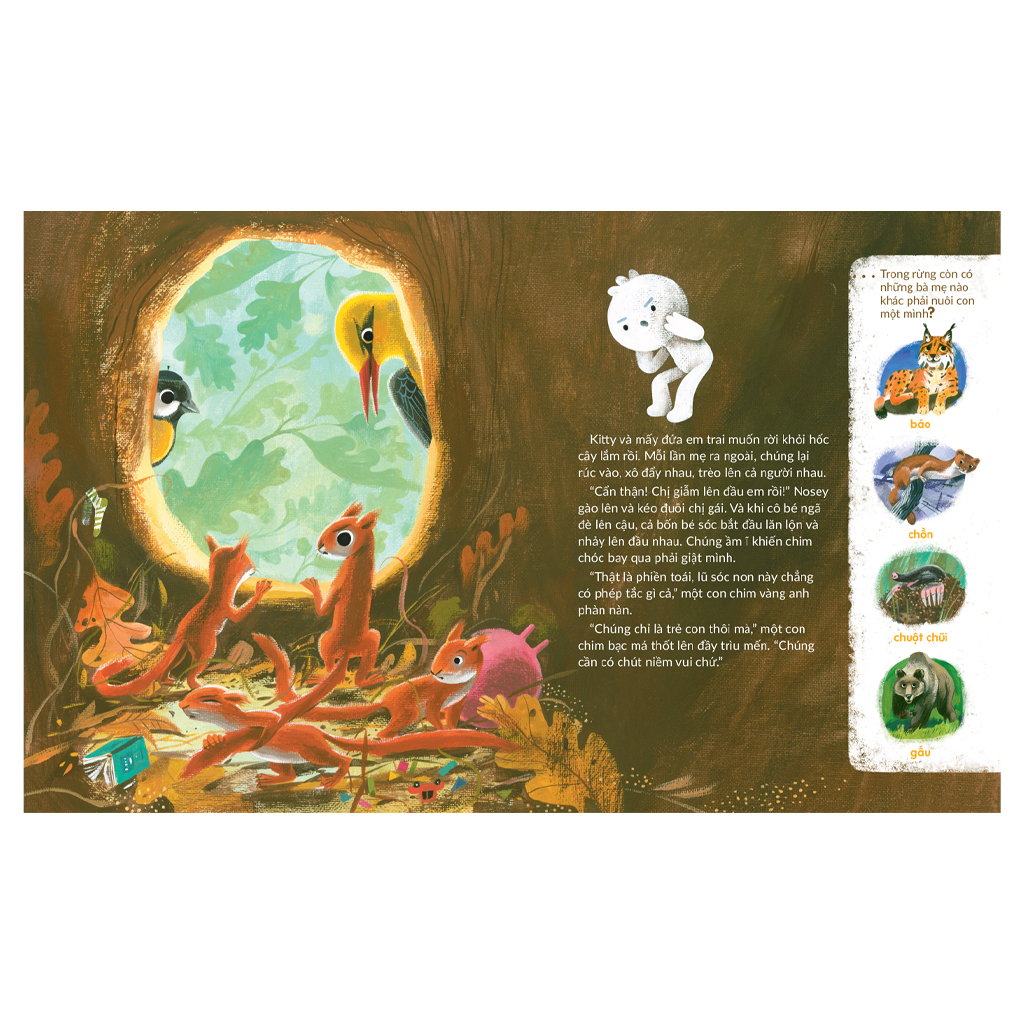 tuli tuli kể chuyện nhà ai ở đâu - nhà sóc trong rừng sâu