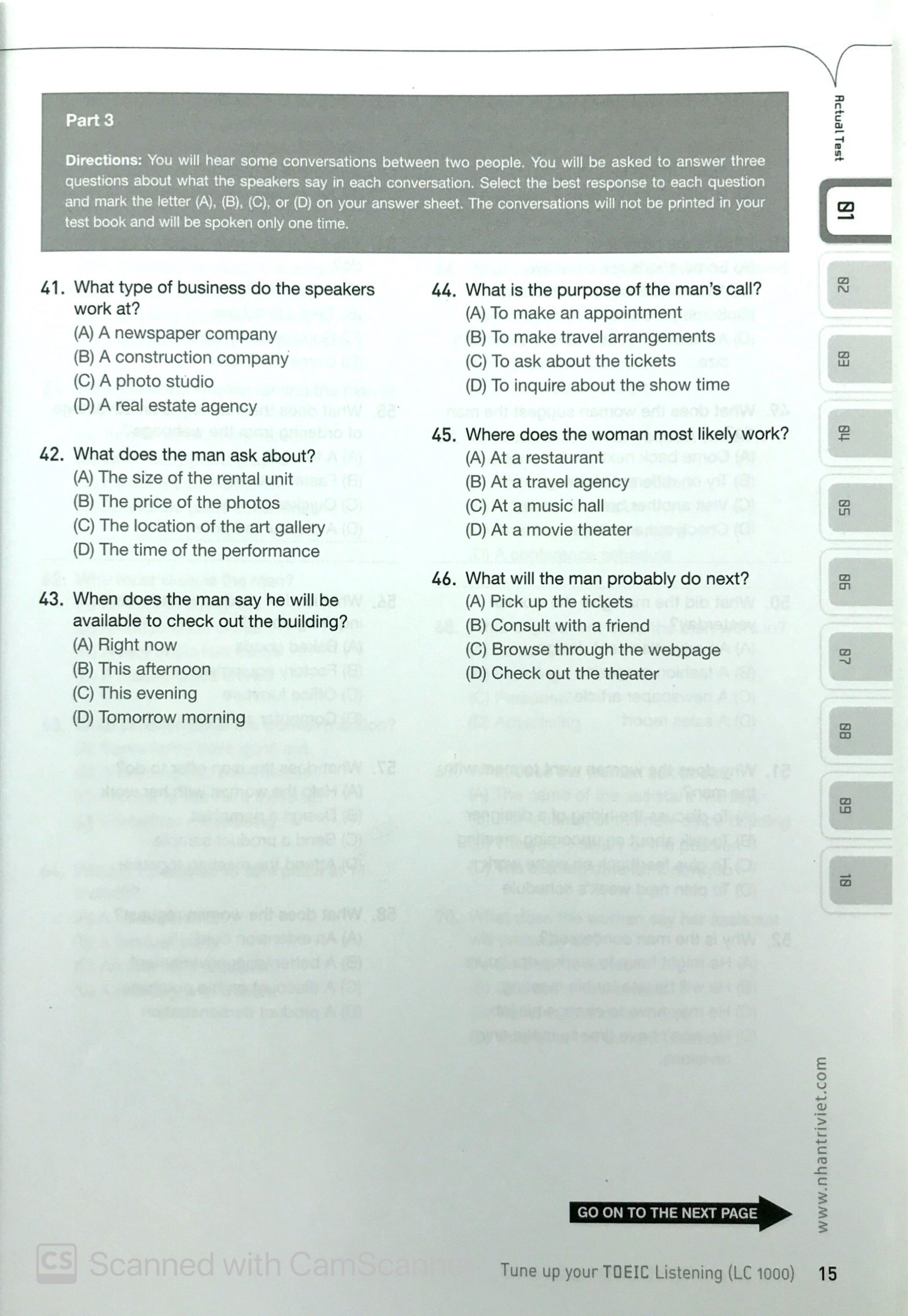 tune up your toeic listening lc 1000