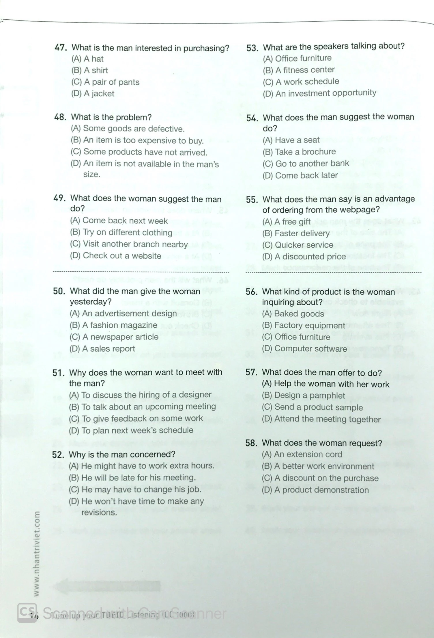 tune up your toeic listening lc 1000