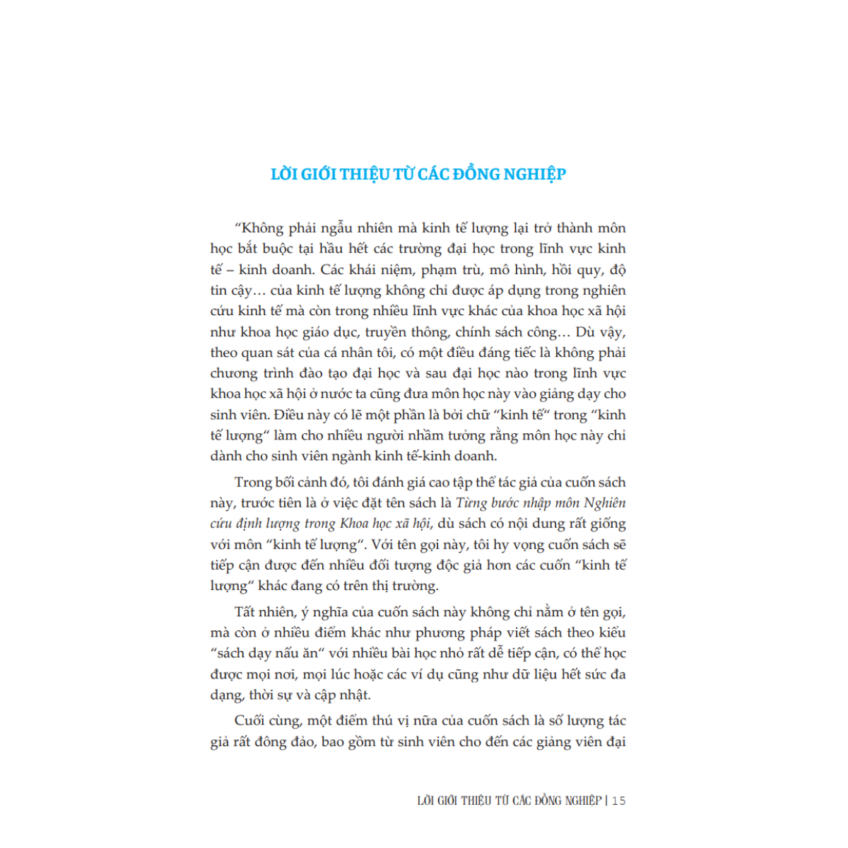 Từng Bước Nhập Môn Nghiên Cứu Định Lượng Trong Khoa Học Xã Hội