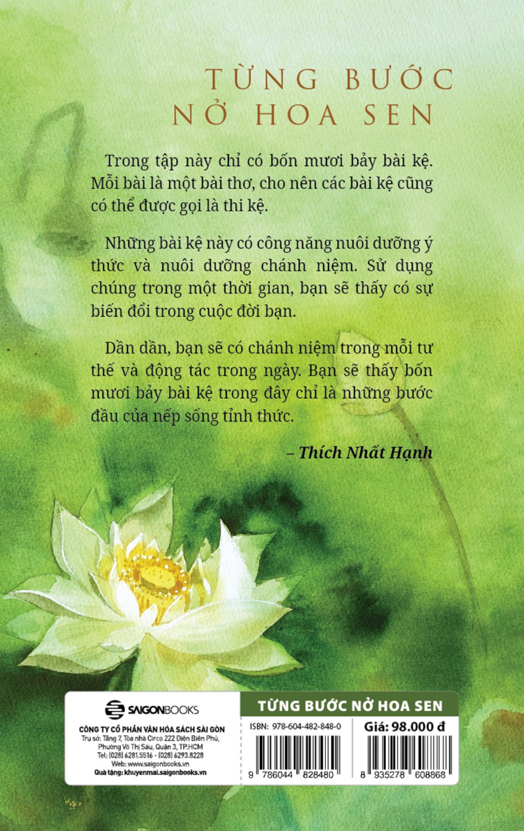 từng bước nở hoa sen (tái bản 2024)