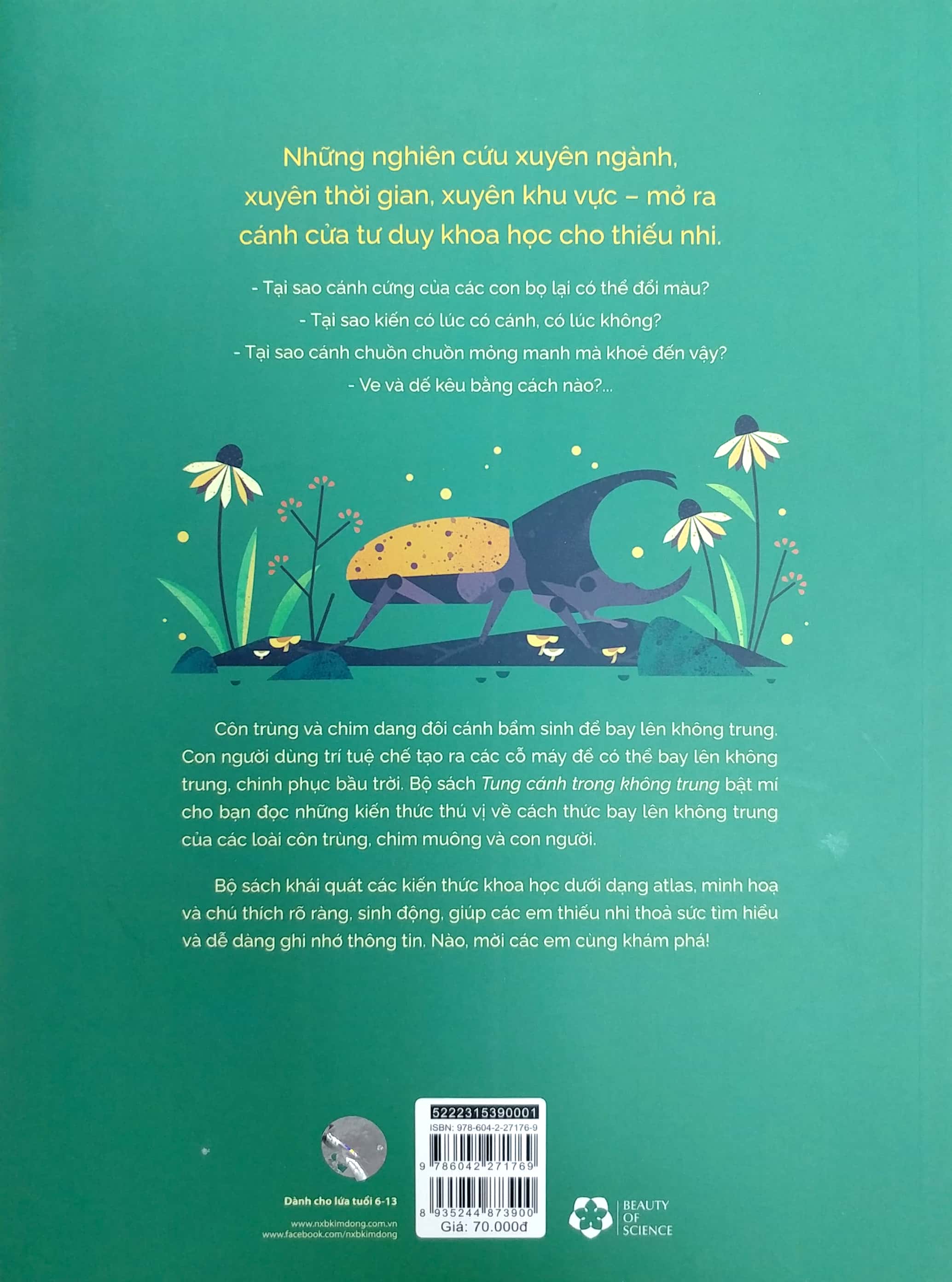 tung cánh trong không trung - cất cánh cùng côn trùng