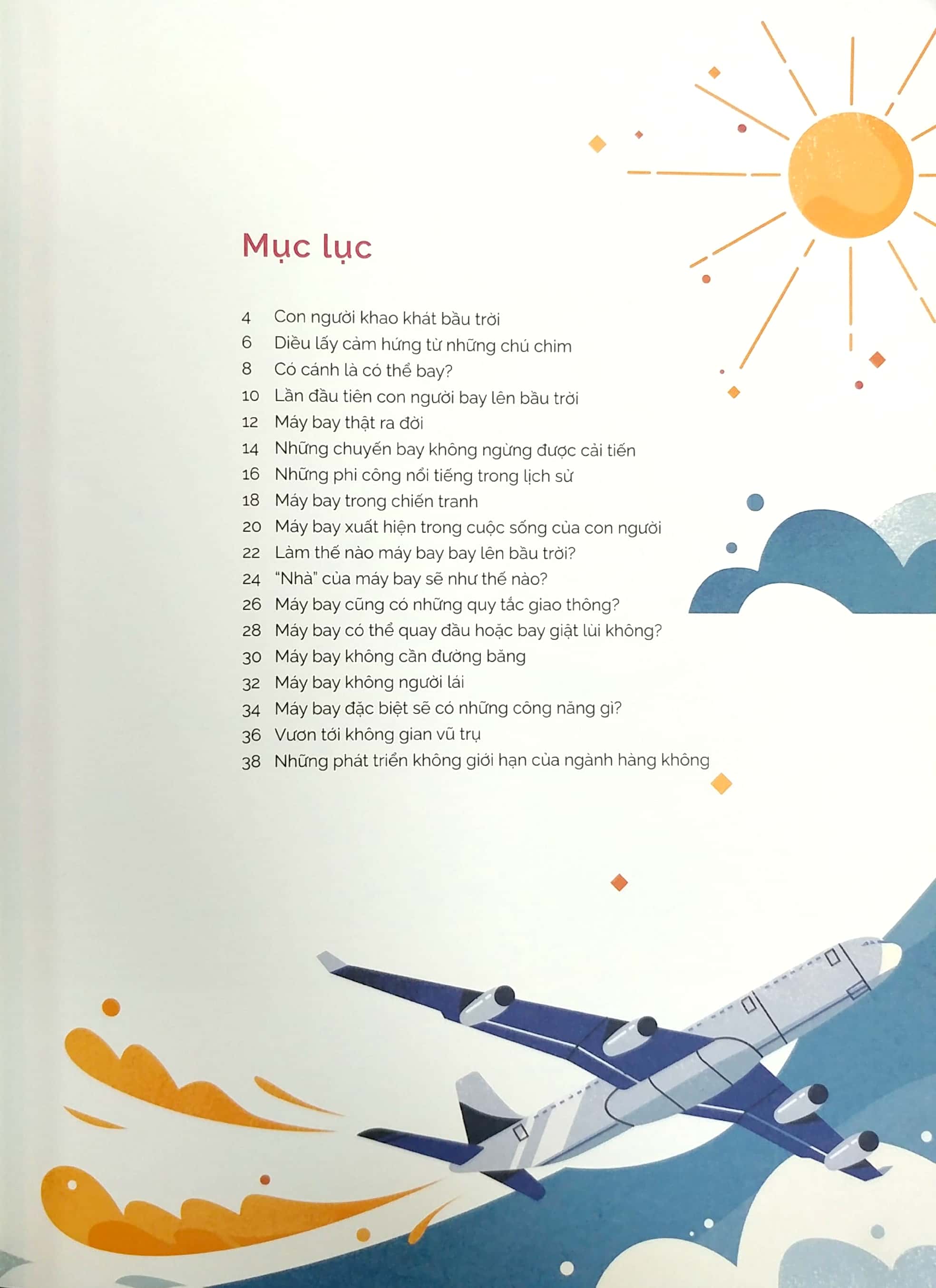 tung cánh trong không trung - con người chinh phục bầu trời