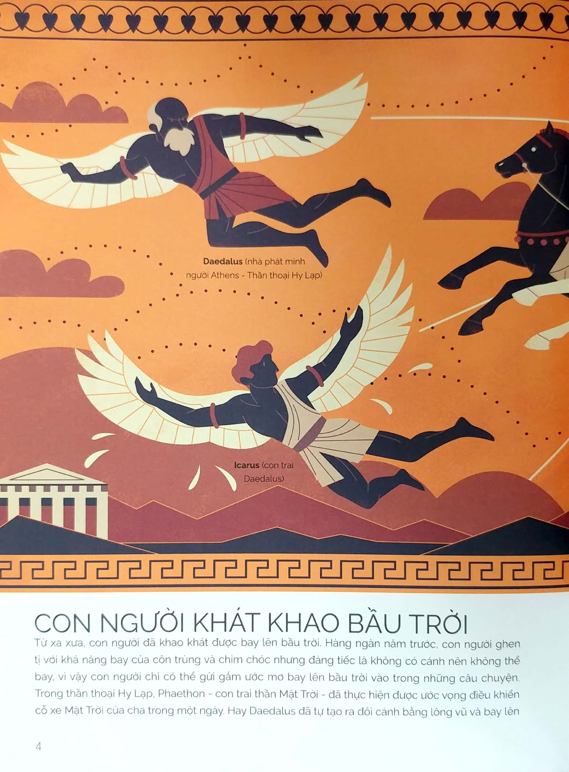 tung cánh trong không trung - con người chinh phục bầu trời