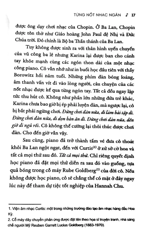 từng nốt nhạc ngân