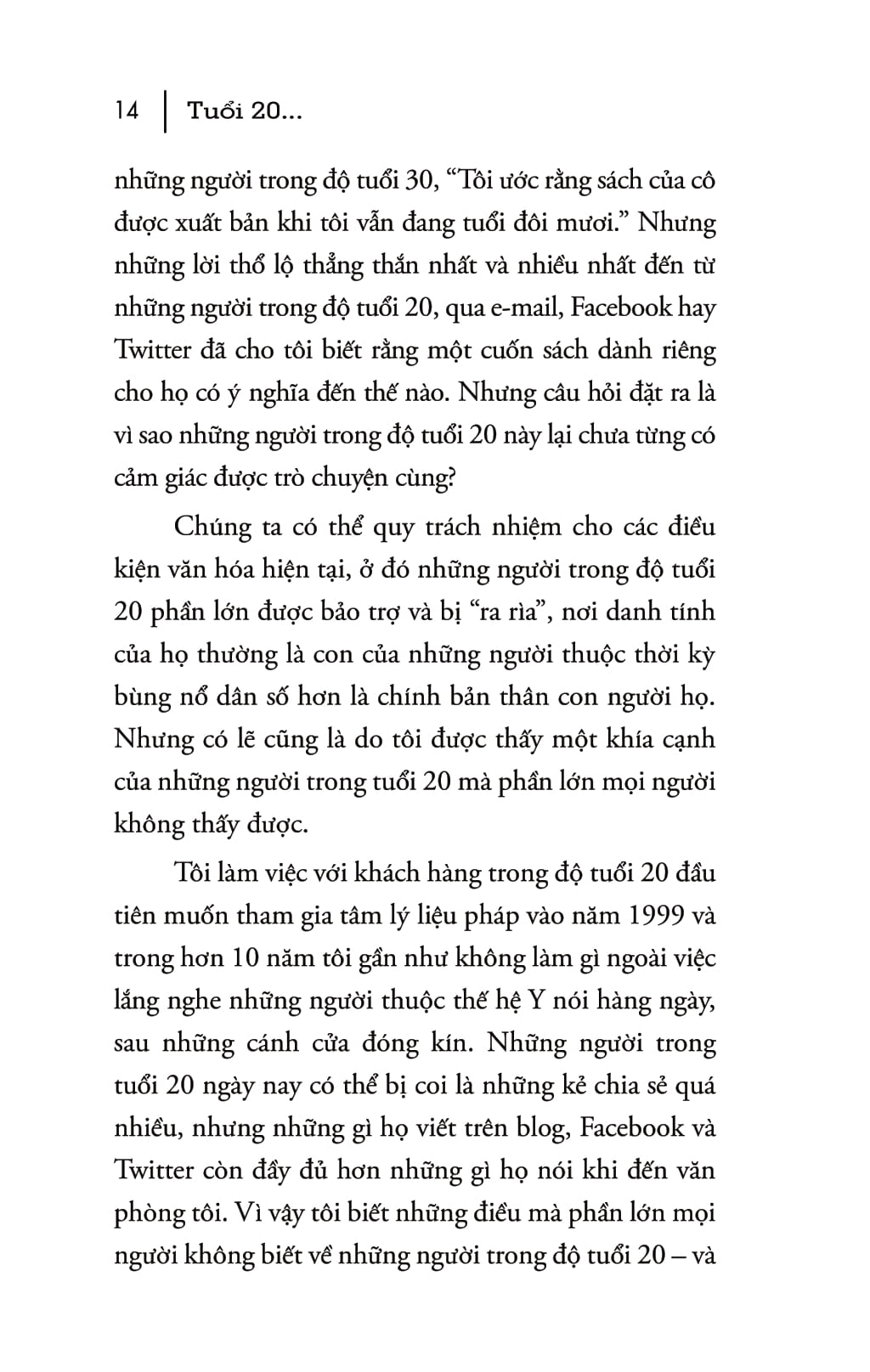 tuổi 20 - những năm tháng quyết định cuộc đời bạn (tái bản 2018)