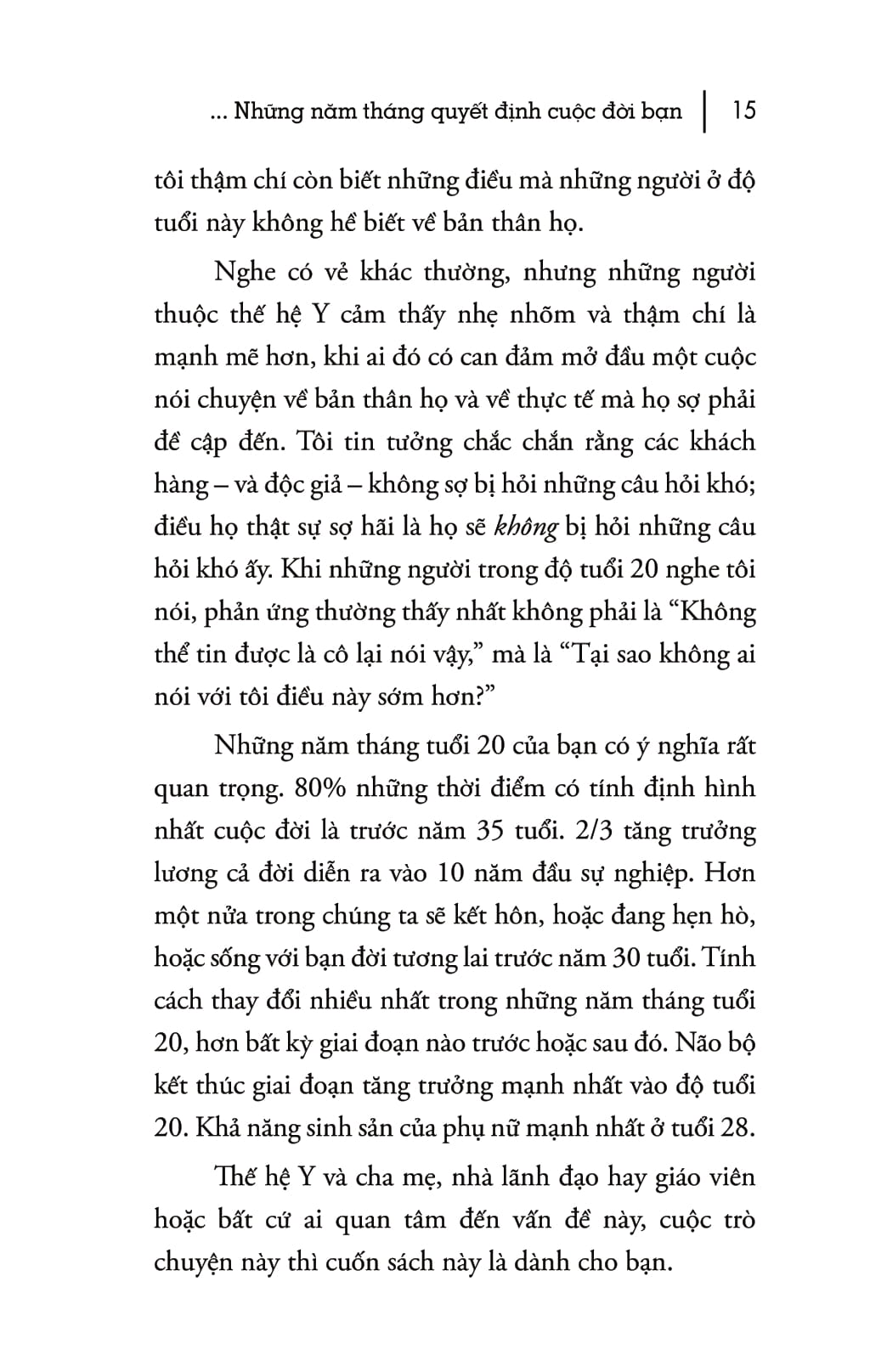 tuổi 20 - những năm tháng quyết định cuộc đời bạn (tái bản 2018)