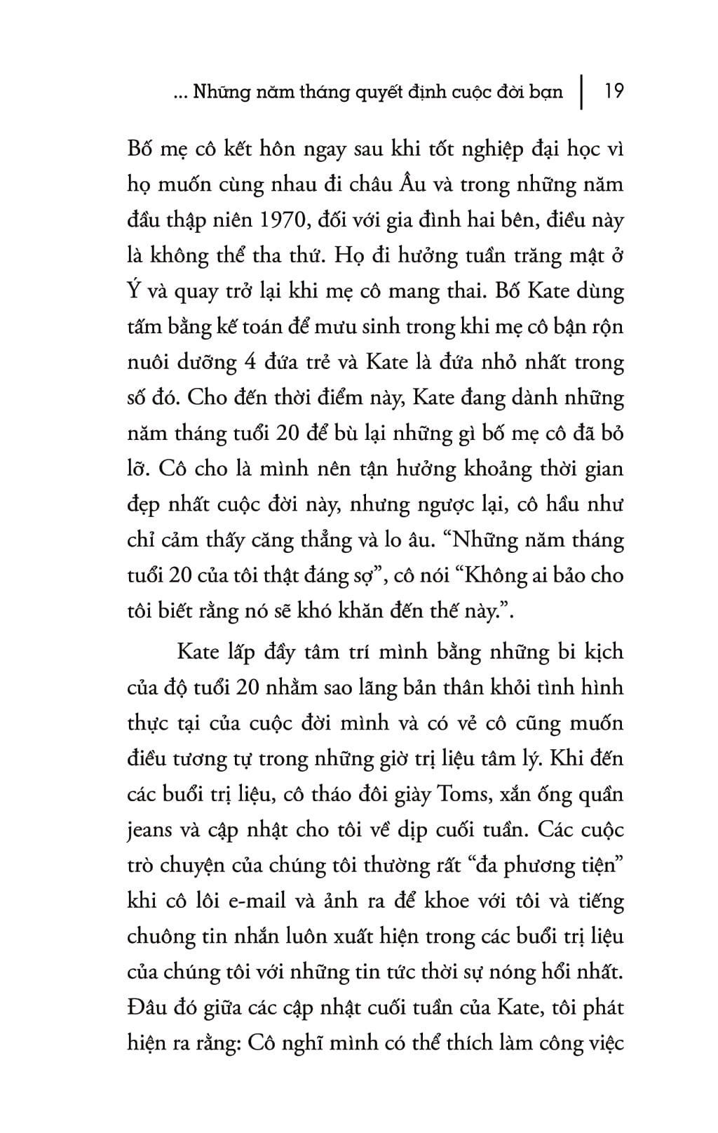 tuổi 20 - những năm tháng quyết định cuộc đời bạn (tái bản 2018)