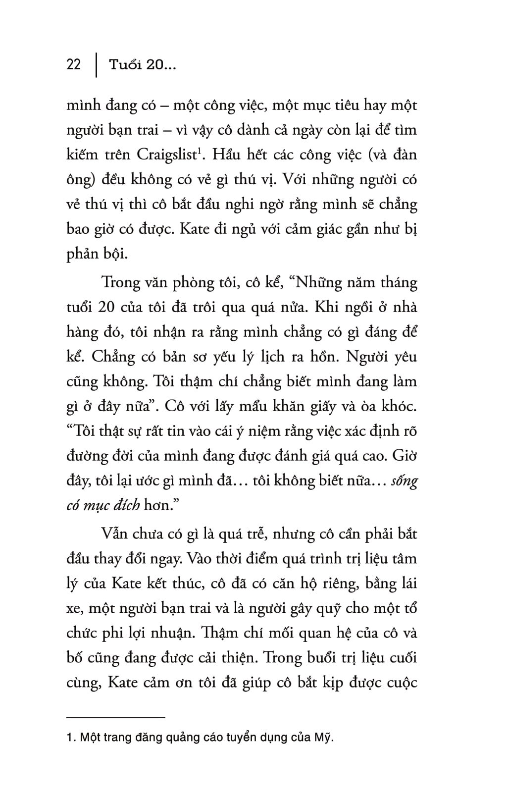 tuổi 20 - những năm tháng quyết định cuộc đời bạn (tái bản 2018)