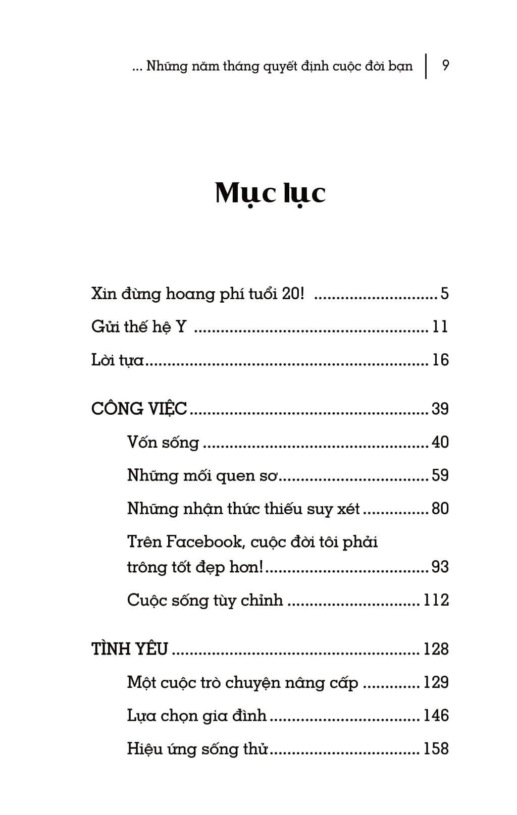 tuổi 20 - những năm tháng quyết định cuộc đời bạn (tái bản 2018)