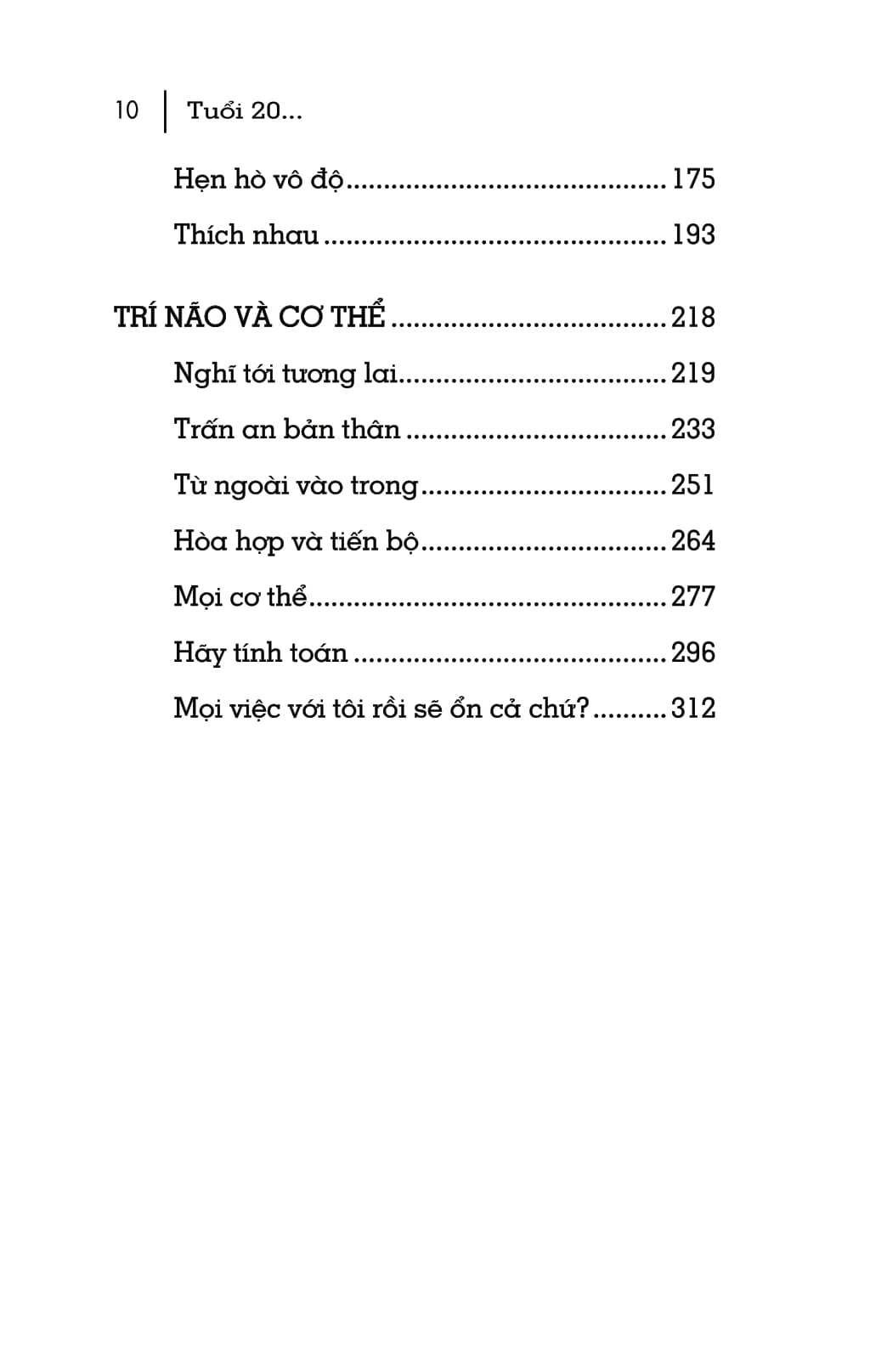 tuổi 20 - những năm tháng quyết định cuộc đời bạn (tái bản 2018)