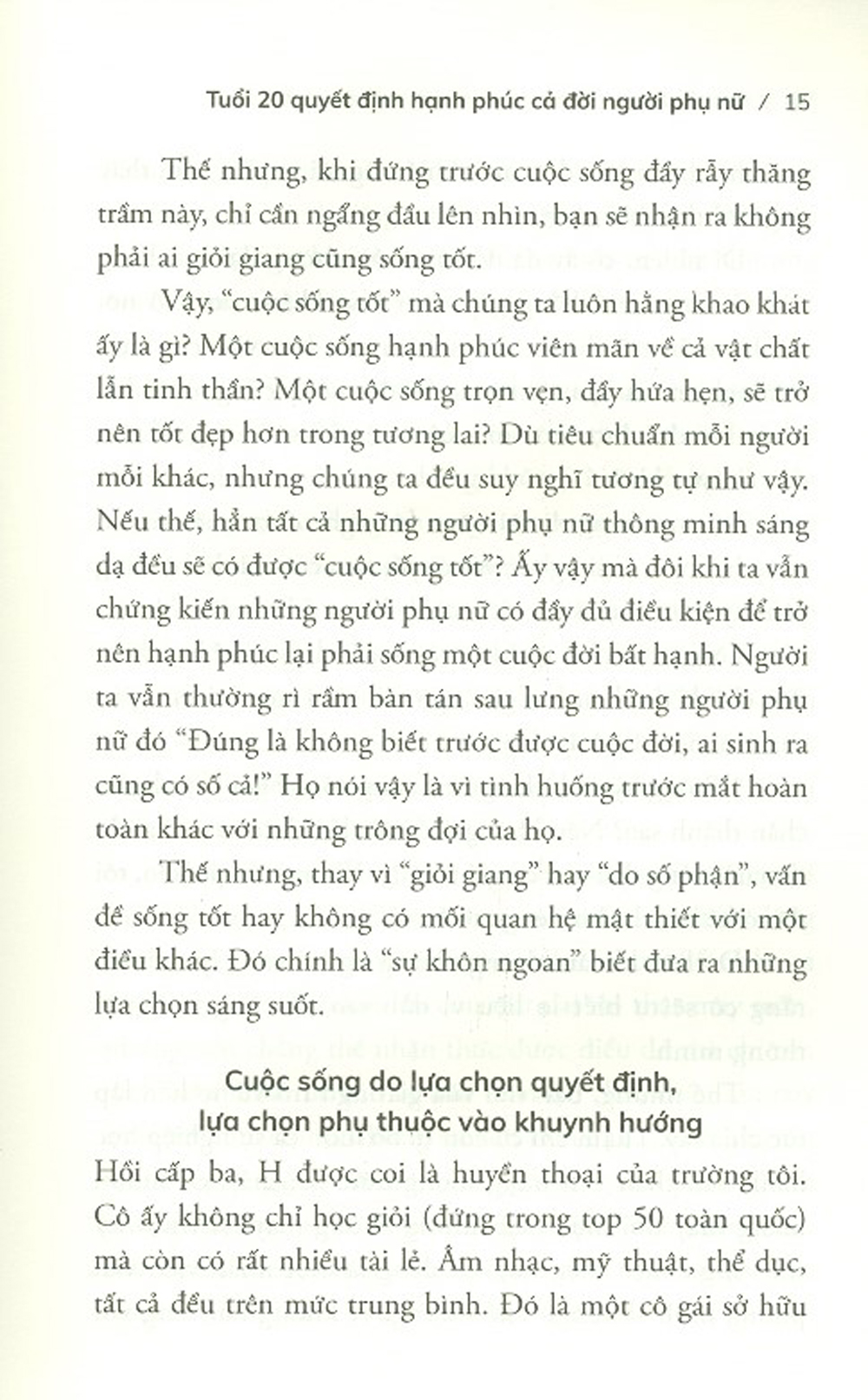 tuổi 20 quyết định hạnh phúc cả đời người phụ nữ