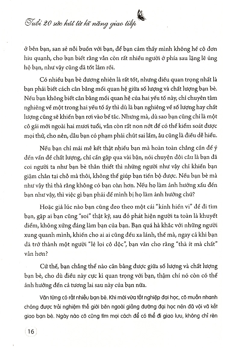 tuổi 20 sức hút từ kĩ năng giao tiếp